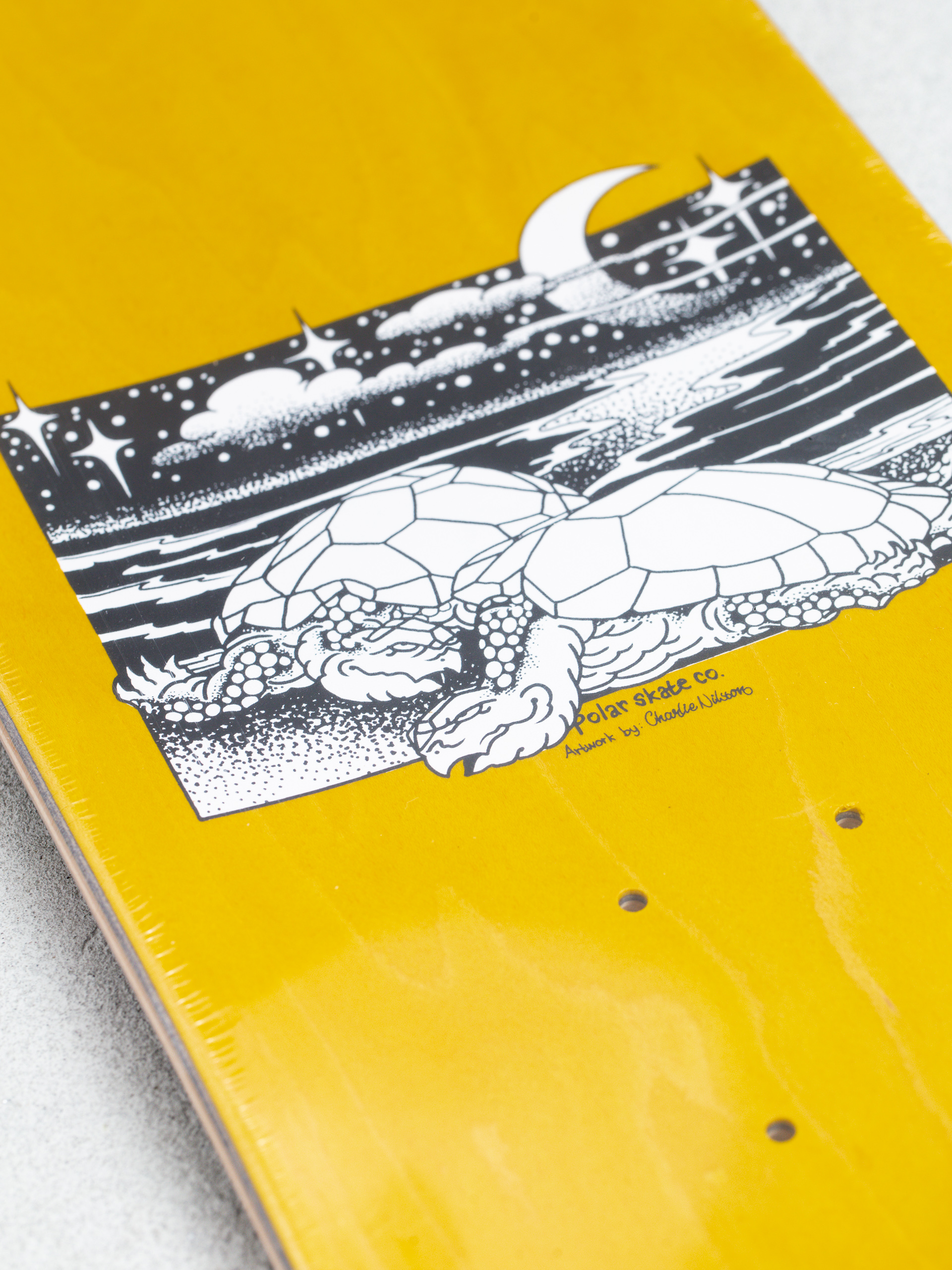 Doska Polar Skate Emile Laurent Turtle Town (yellow/black)