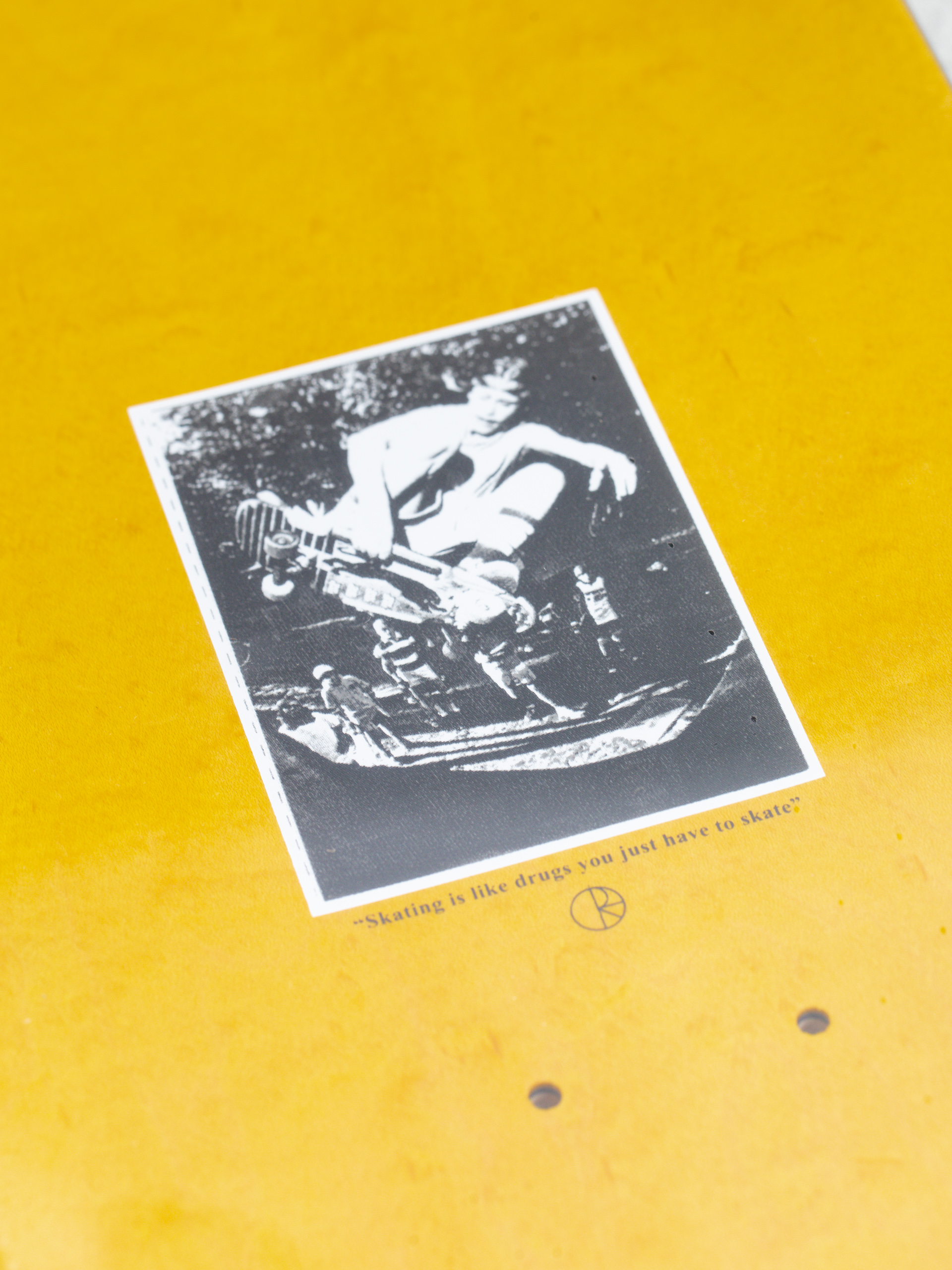 Doska Polar Skate David Stenstrom Tape and Panther Veneer (yellow/black)