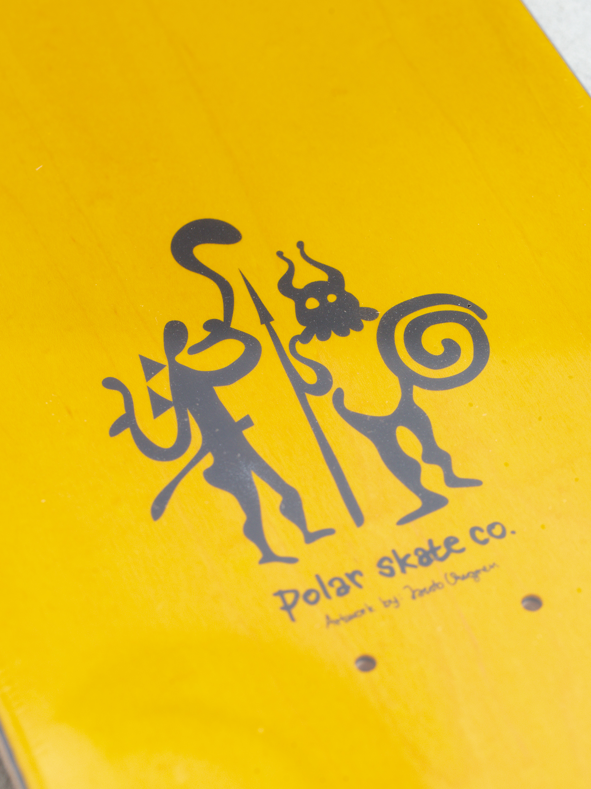 Doska Polar Skate Team Model Trumpets (yellow)