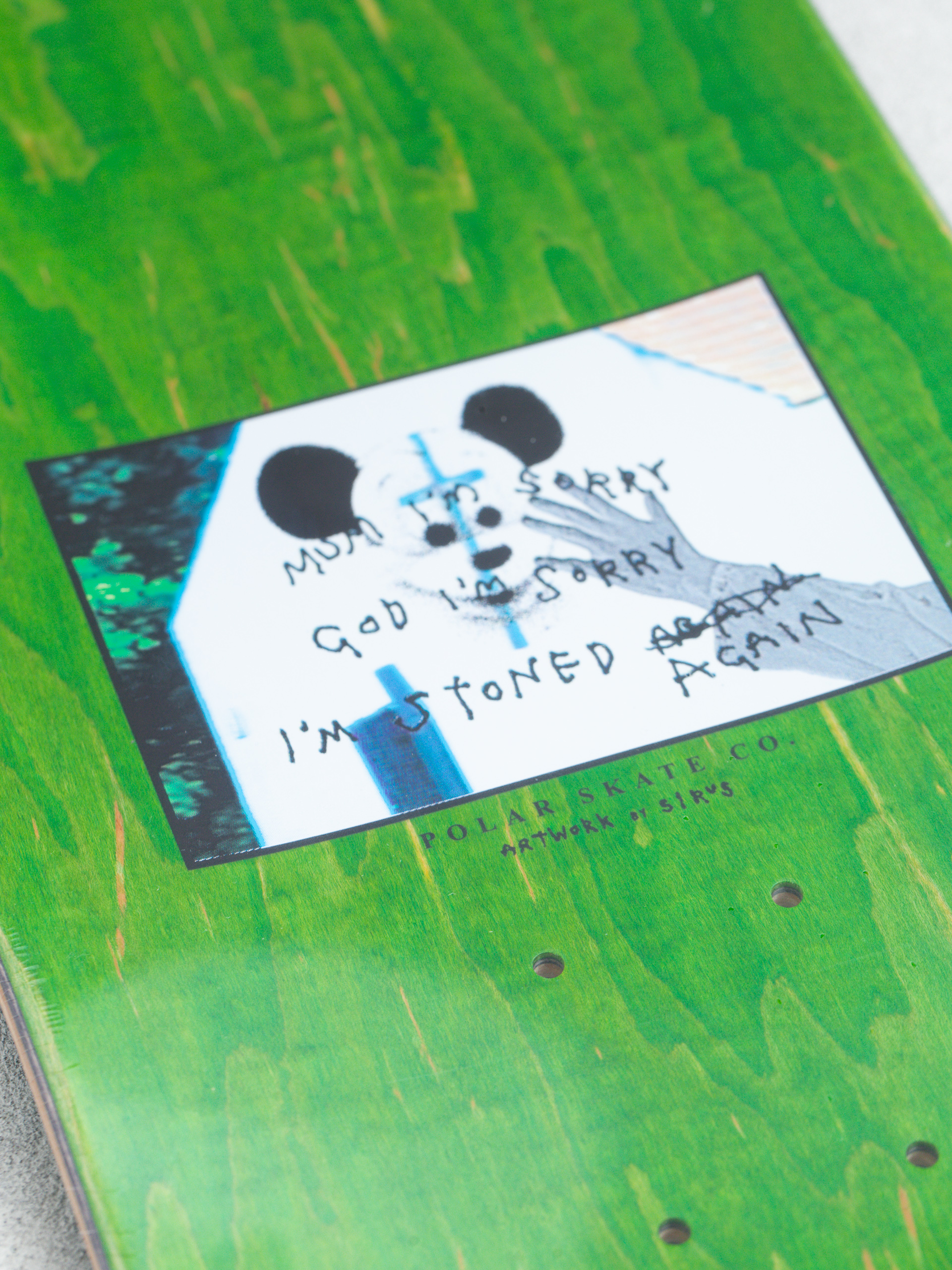 Doska Polar Skate Nick Boserio Jesus (blue/white)