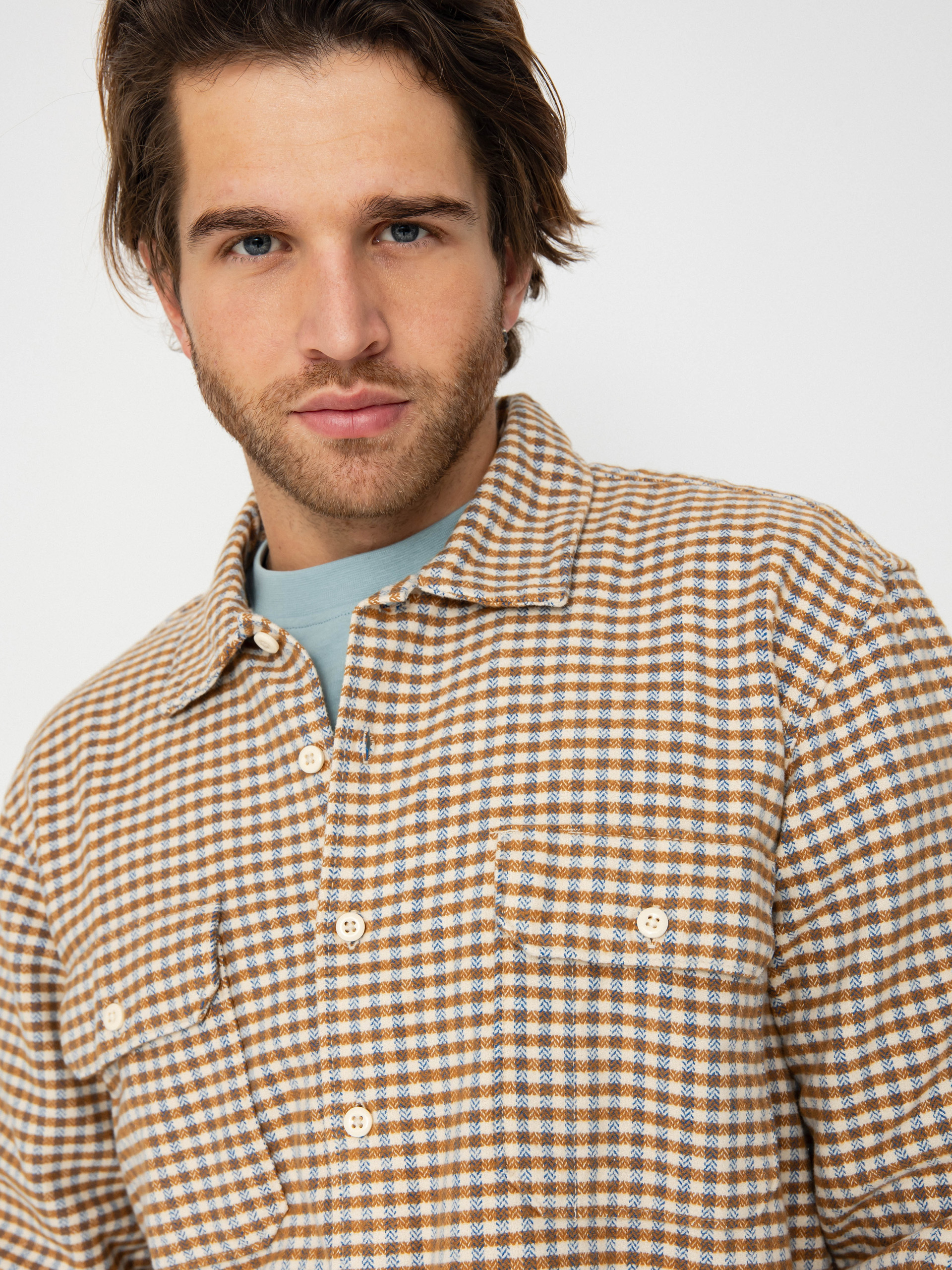 Košeľa Dickies Frenchtown (whitecap gray)