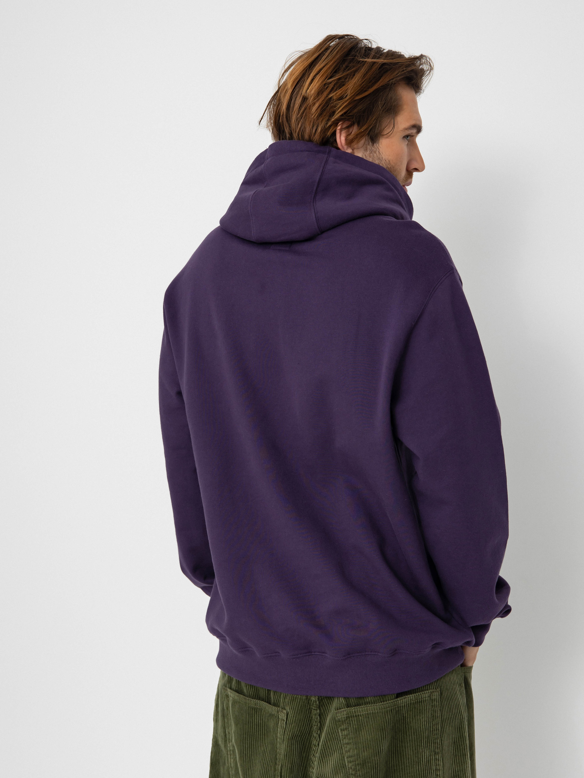 Mikina s kapucňou Vans Arched HD (gothic grape)