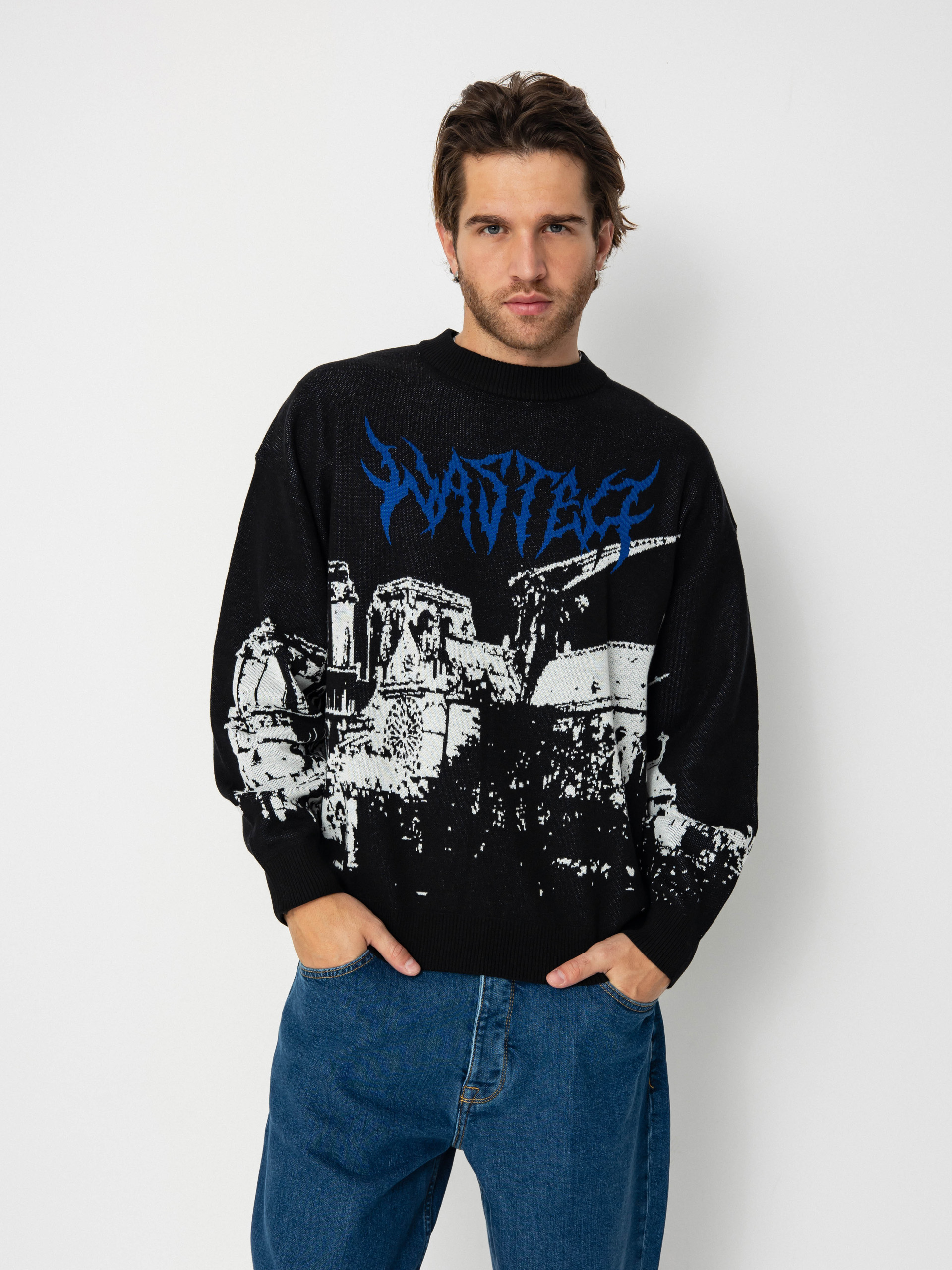 Sveter Wasted Paris Vault (black)