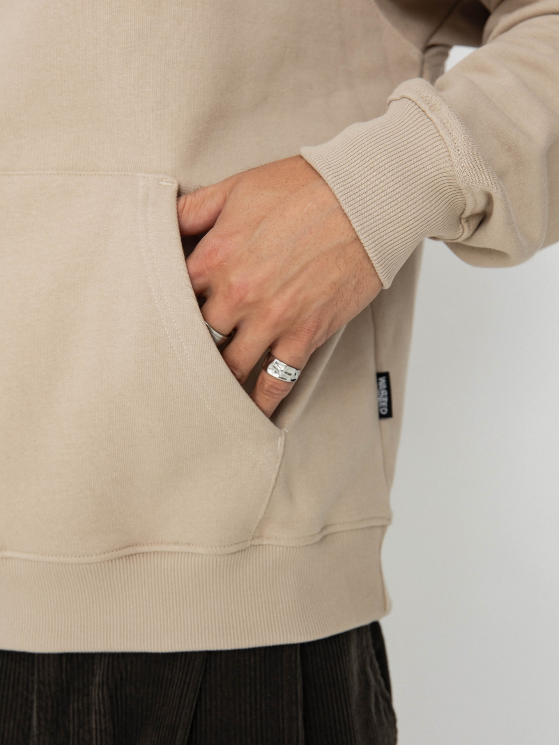 Mikina s kapucňou Wasted Paris United HD (sand)