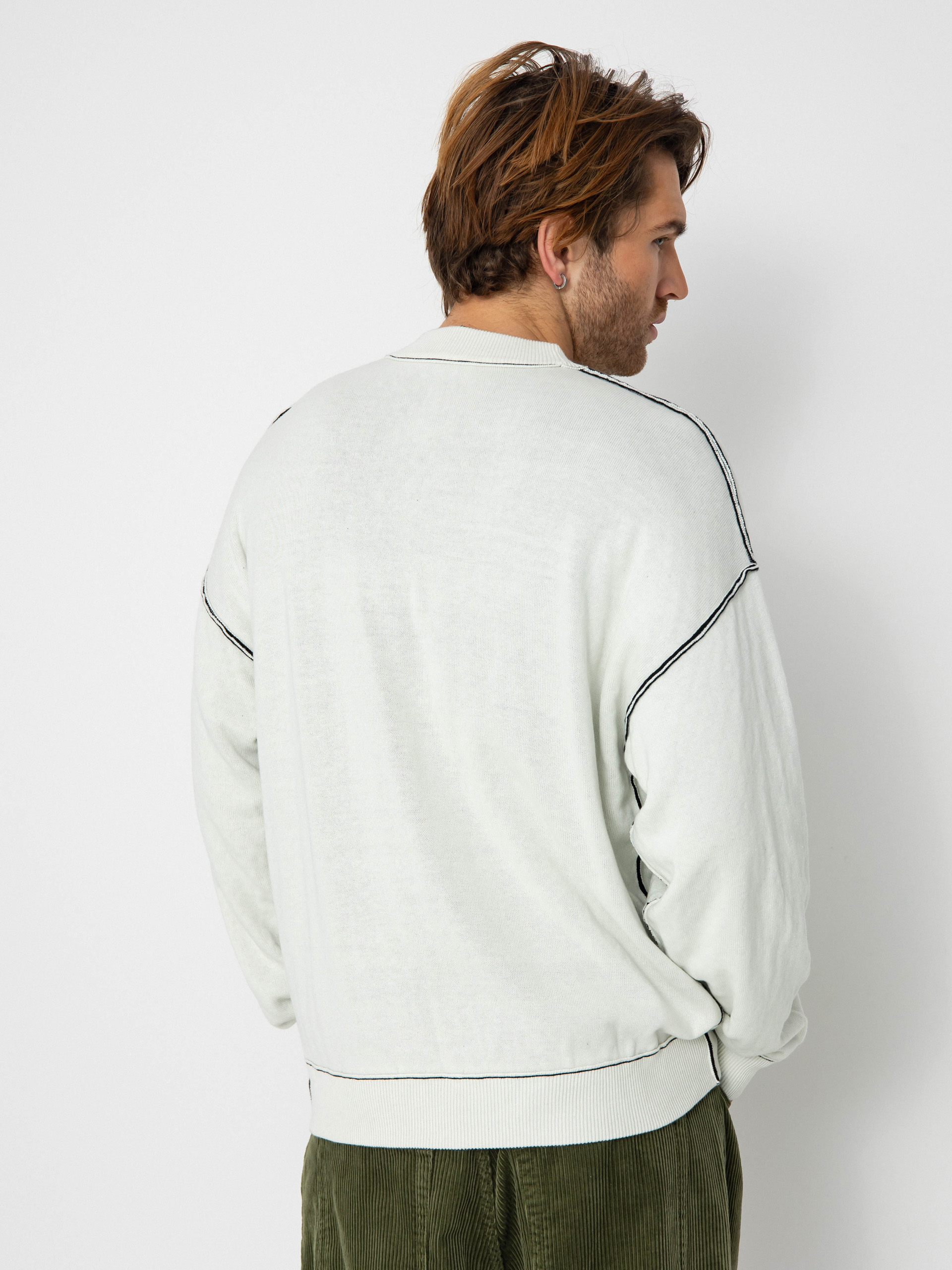 Sveter Wasted Paris Pitcher Reverse (white/black)