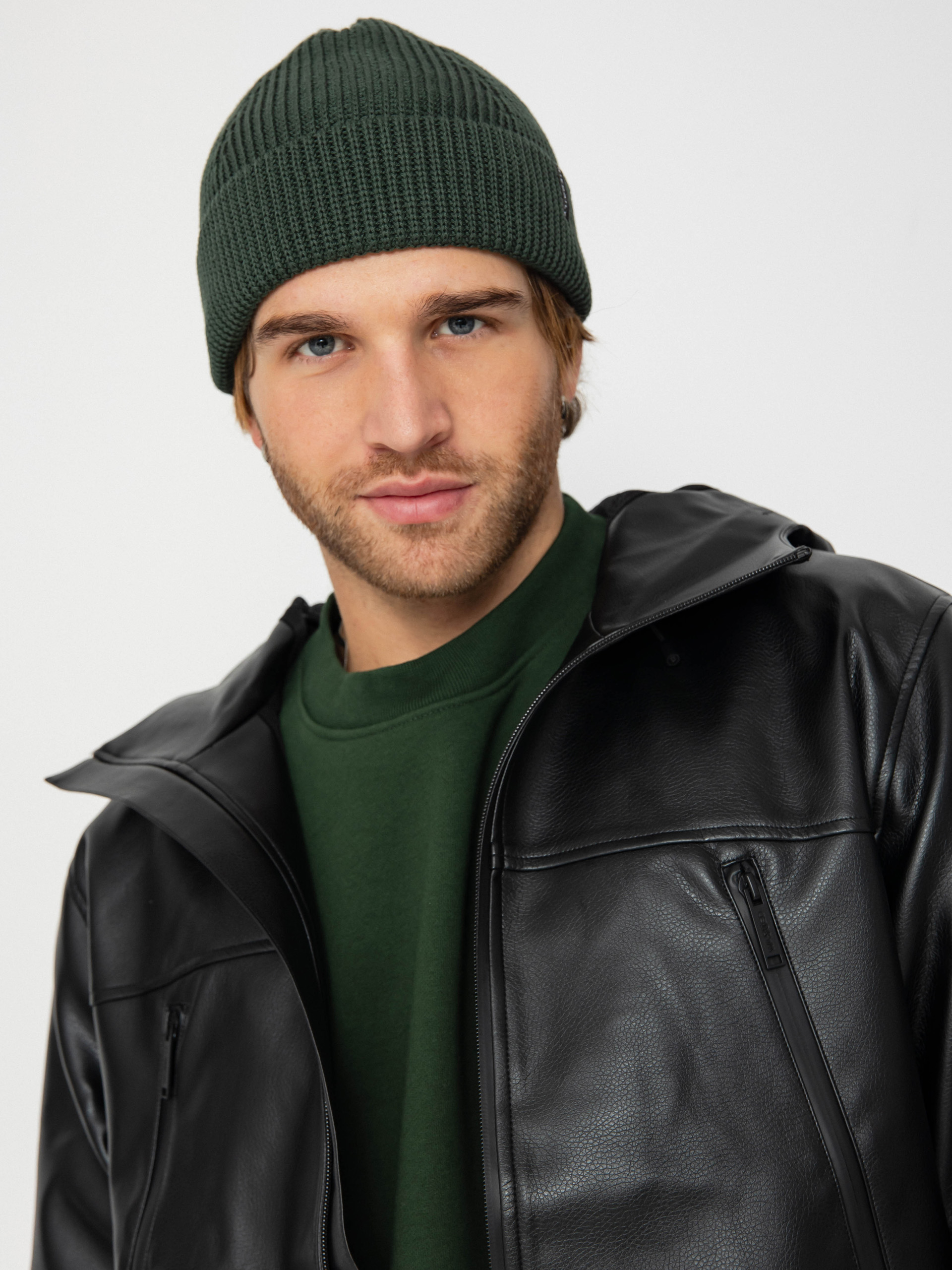 Bunda Wasted Paris Kingdom Faux Leather Windbreaker (black)