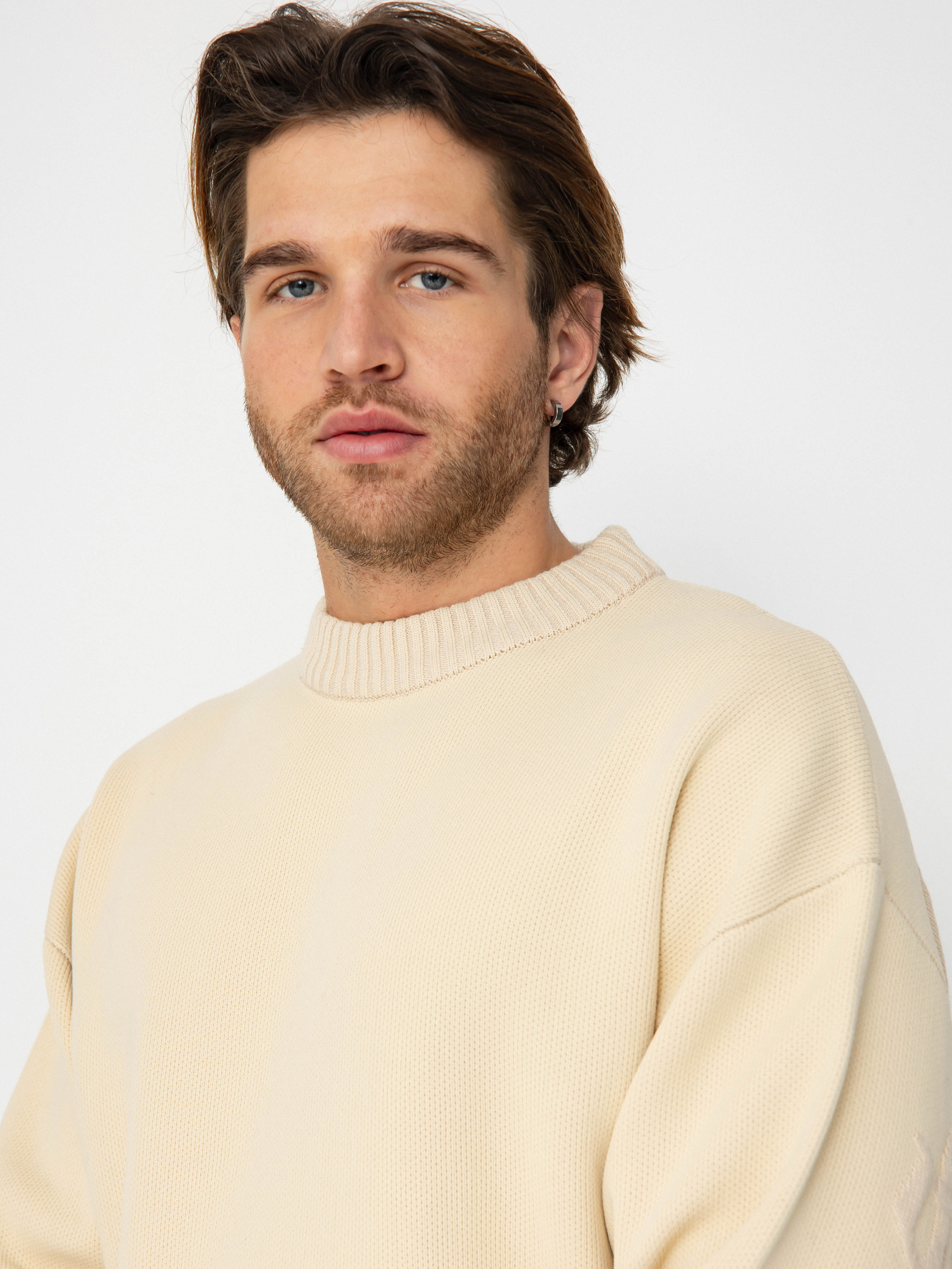 Sveter Wasted Paris Kingdom Curve (sand)