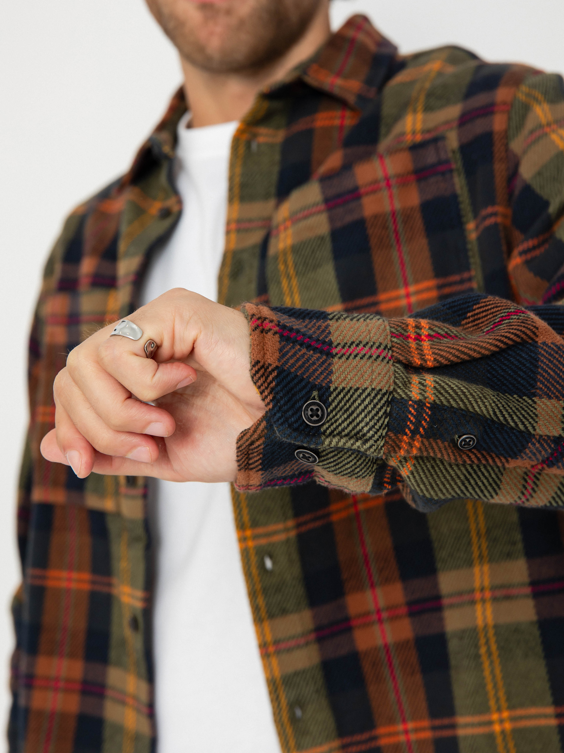 Košeľa Iriedaily Chillax Lumber (navy brown)