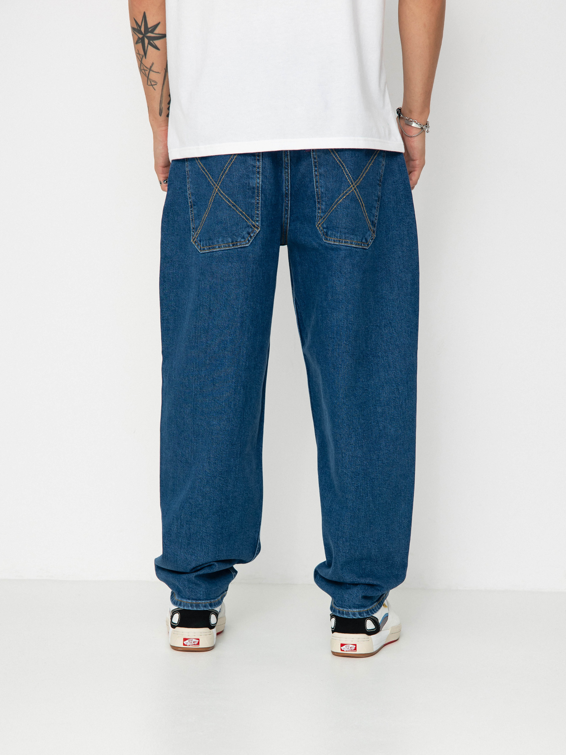 Nohavice Homeboy X Tra Monster Denim (washed blue)