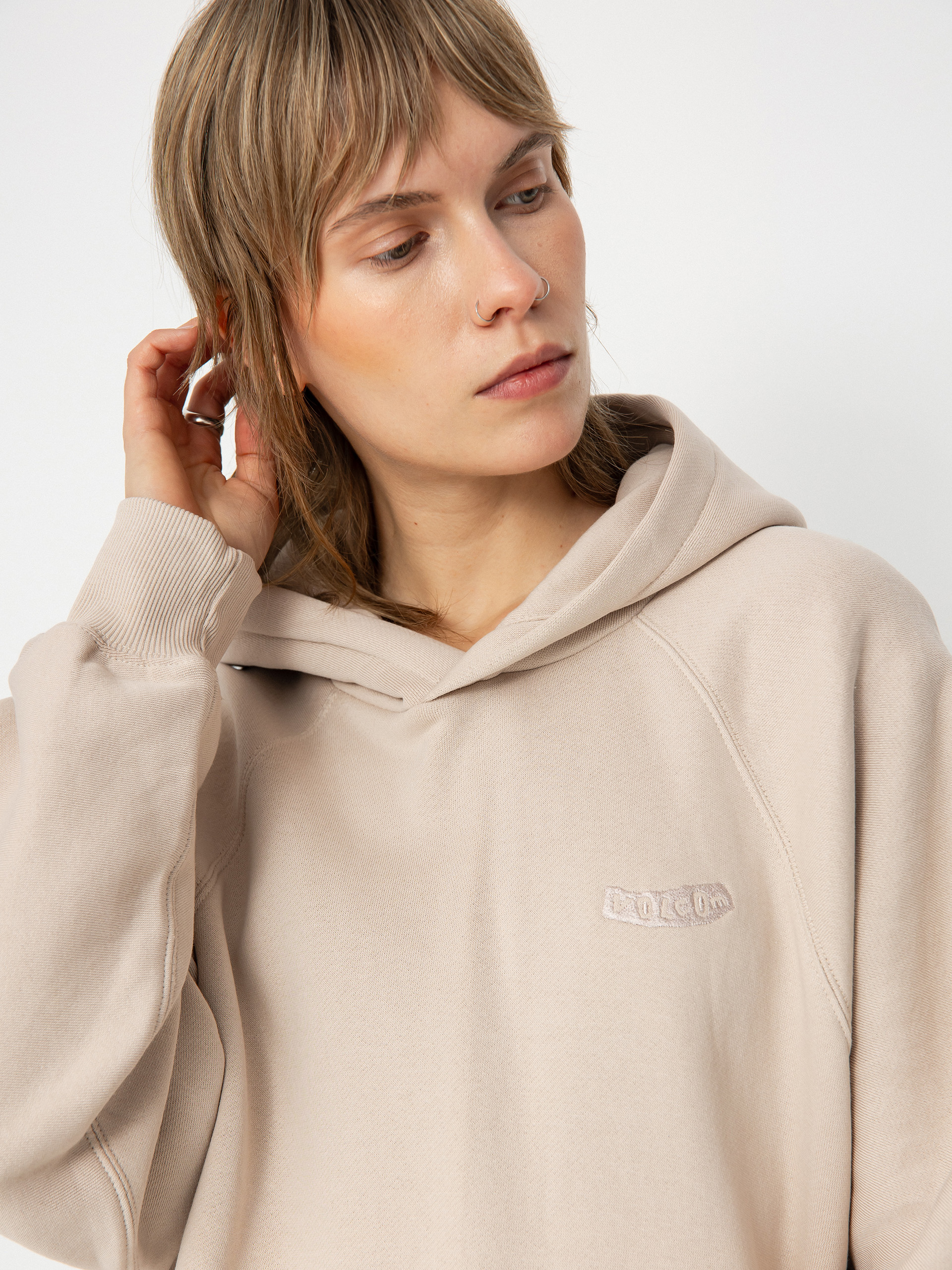 Mikina s kapucňou Volcom Pistol HD Wmn (mushroom)