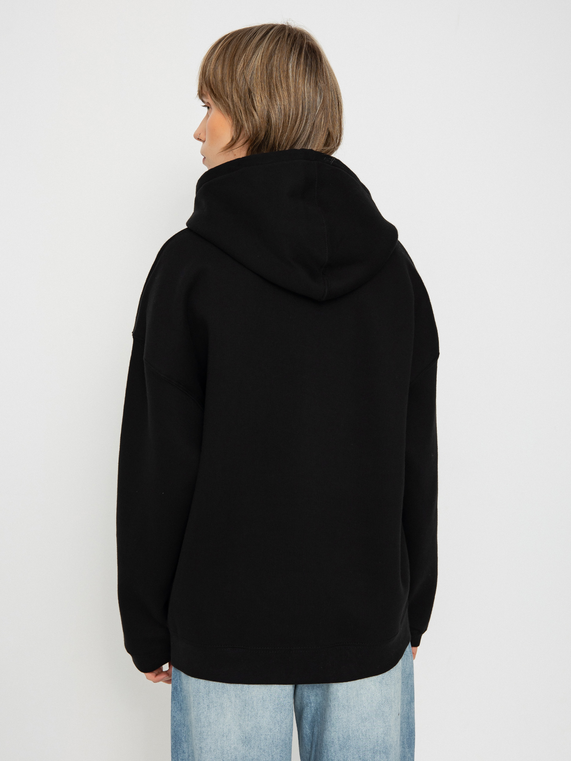 Mikina s kapucňou Volcom Stone Heart Up HD Wmn (black)