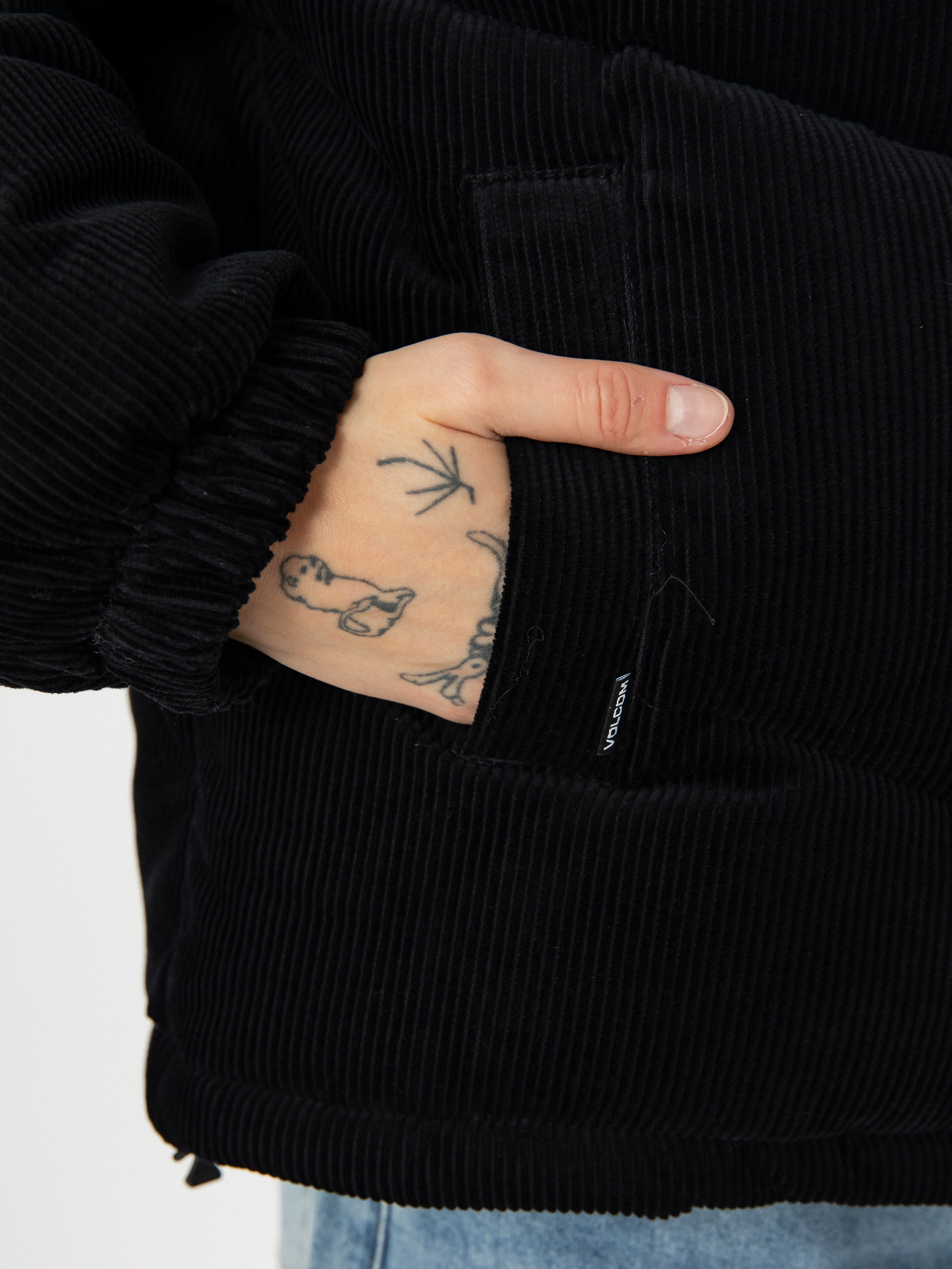 Bunda Volcom Cord'N Puff Wmn (black)