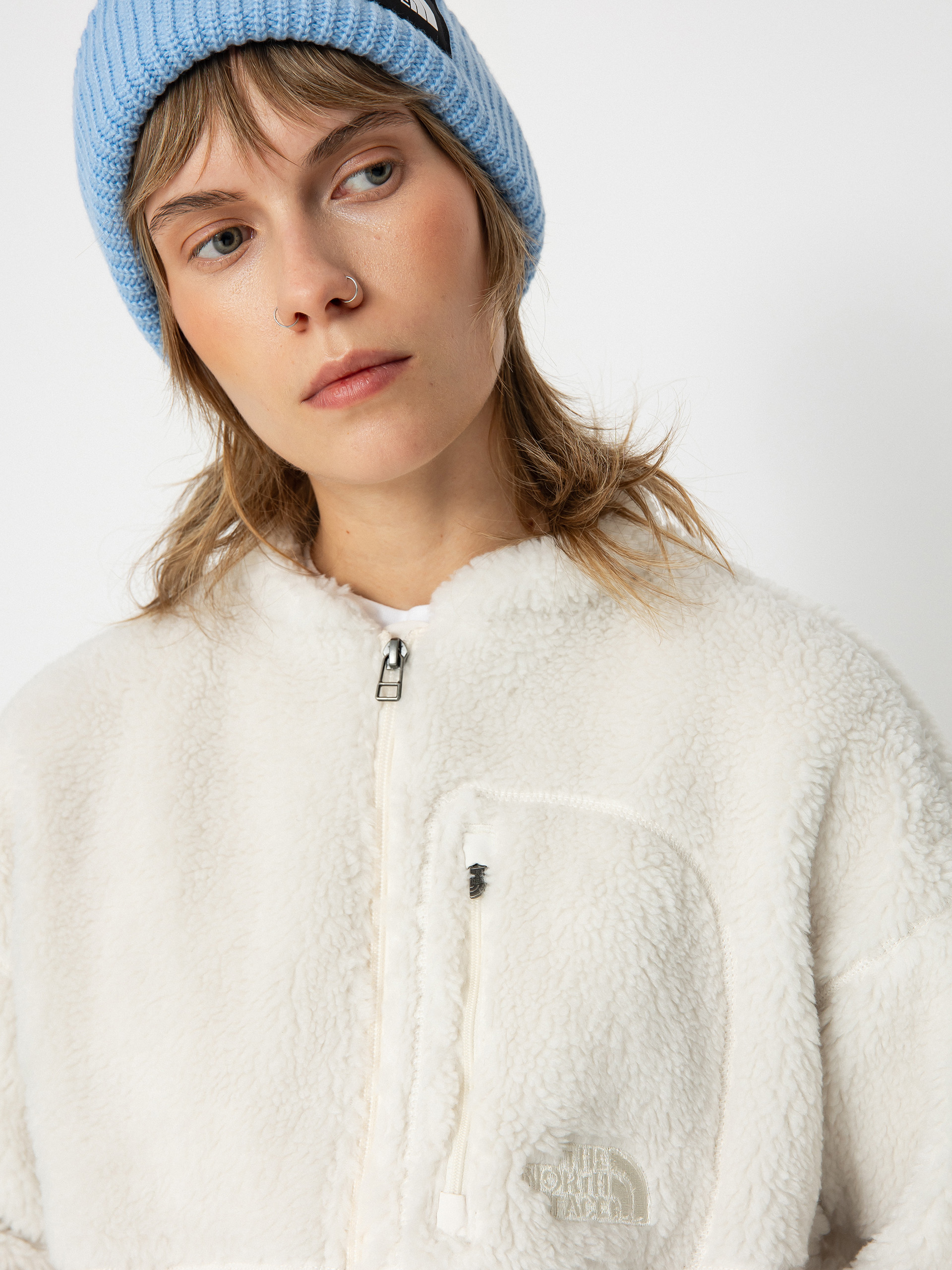 Dámsky Bunda The North Face Extreme Pile 2 FZ (white dune)