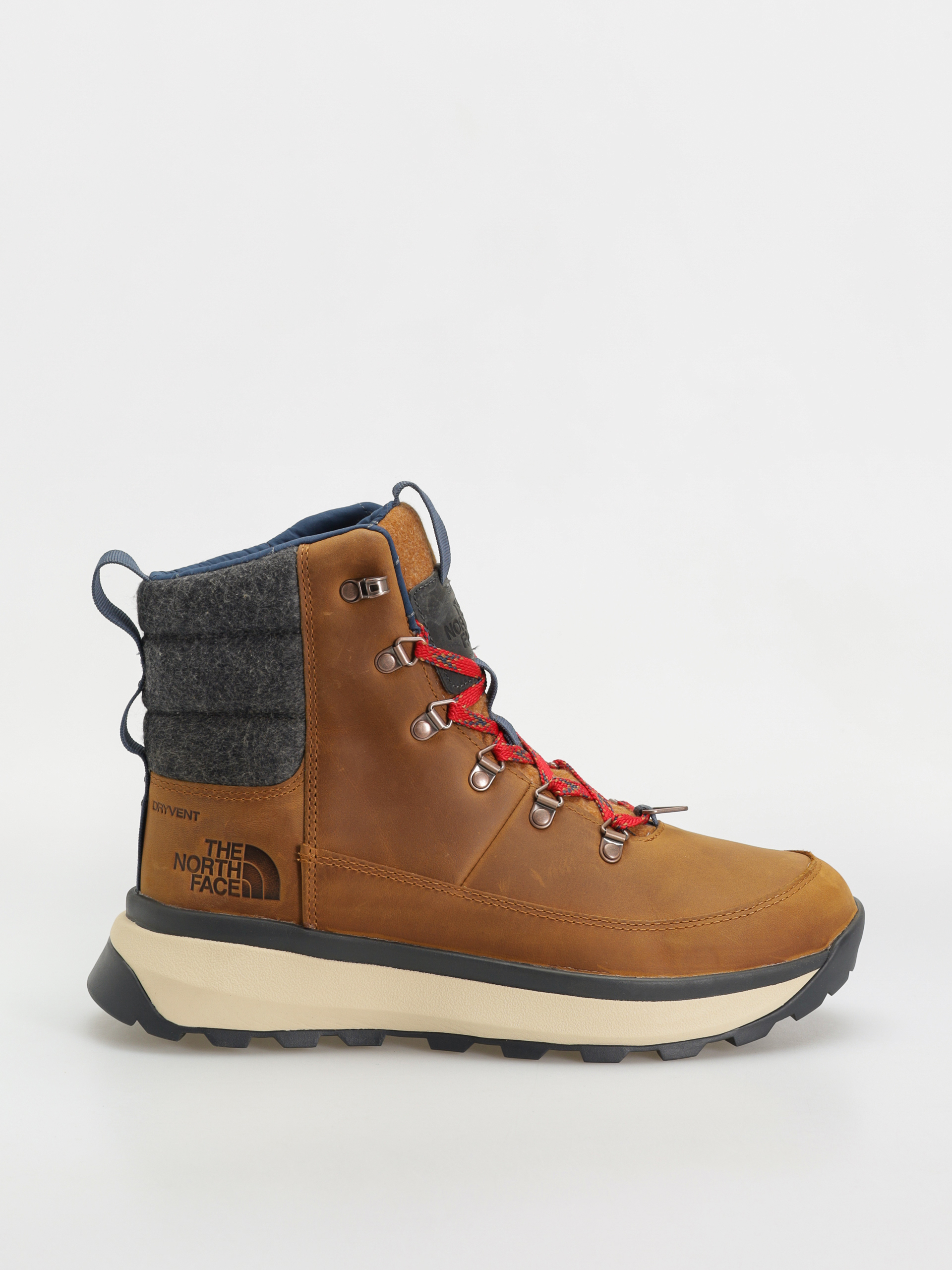 Topánky The North Face Bergen Leather Wp (timber tan/tnf red)