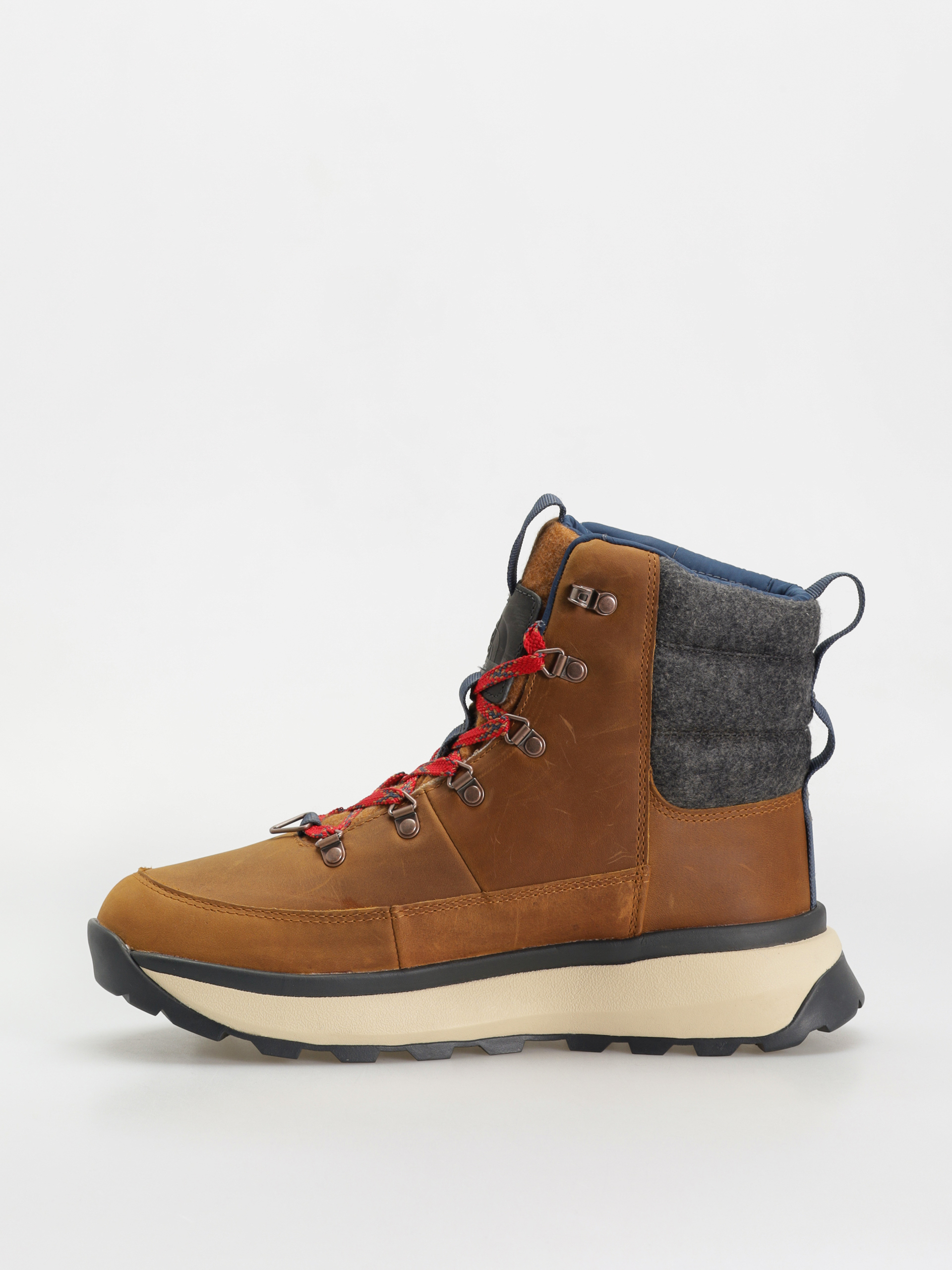 Topánky The North Face Bergen Leather Wp (timber tan/tnf red)