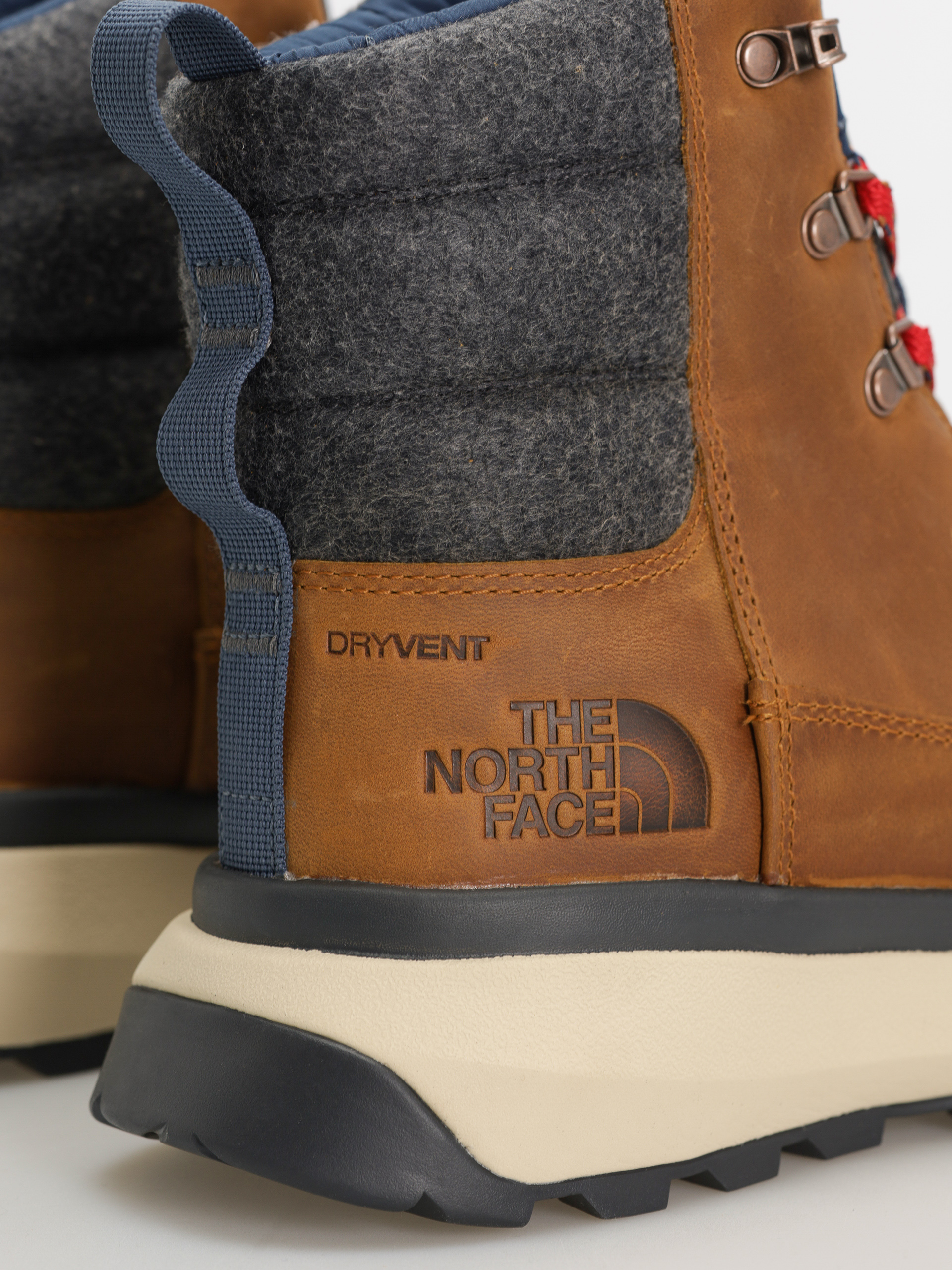 Topánky The North Face Bergen Leather Wp (timber tan/tnf red)