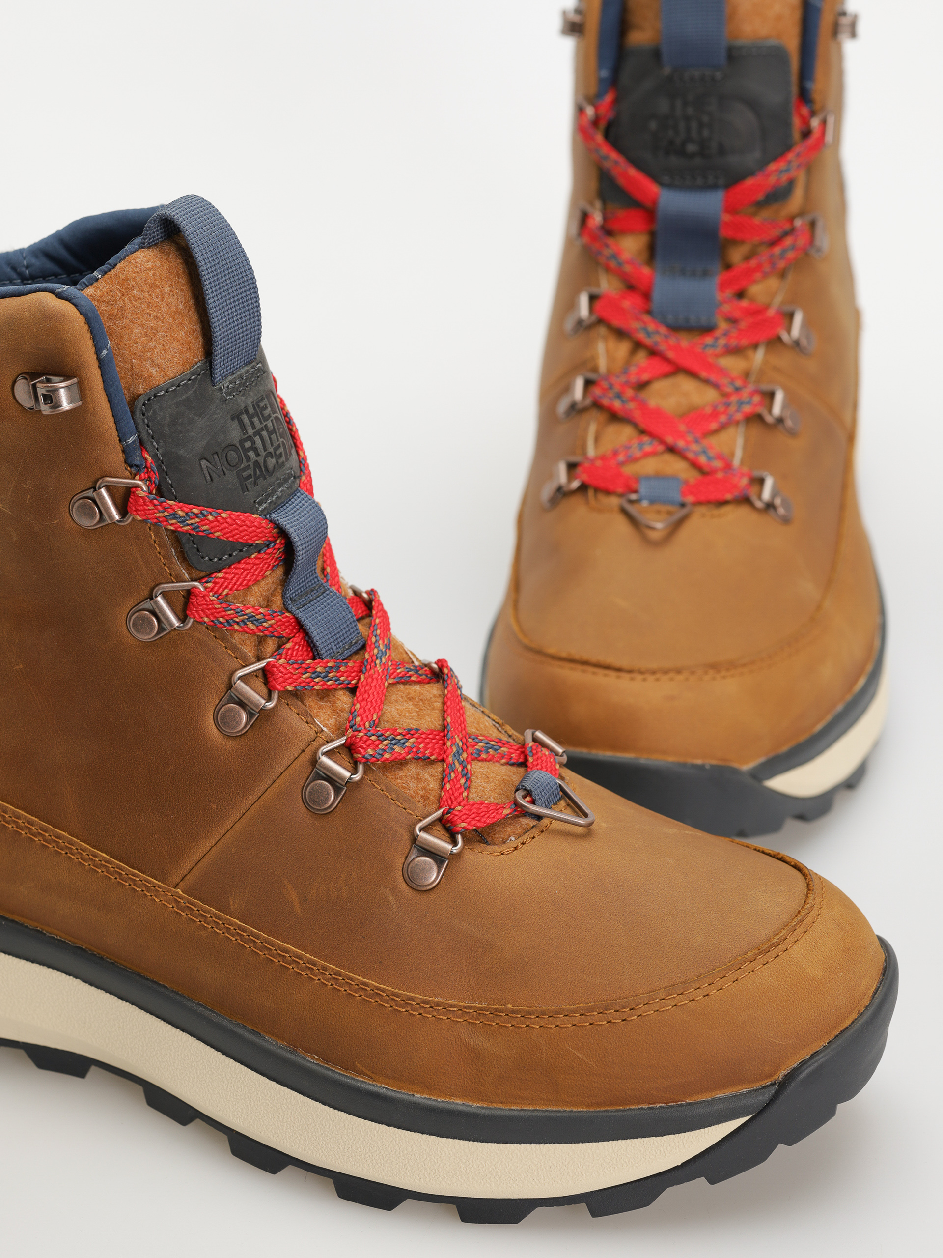 Topánky The North Face Bergen Leather Wp (timber tan/tnf red)