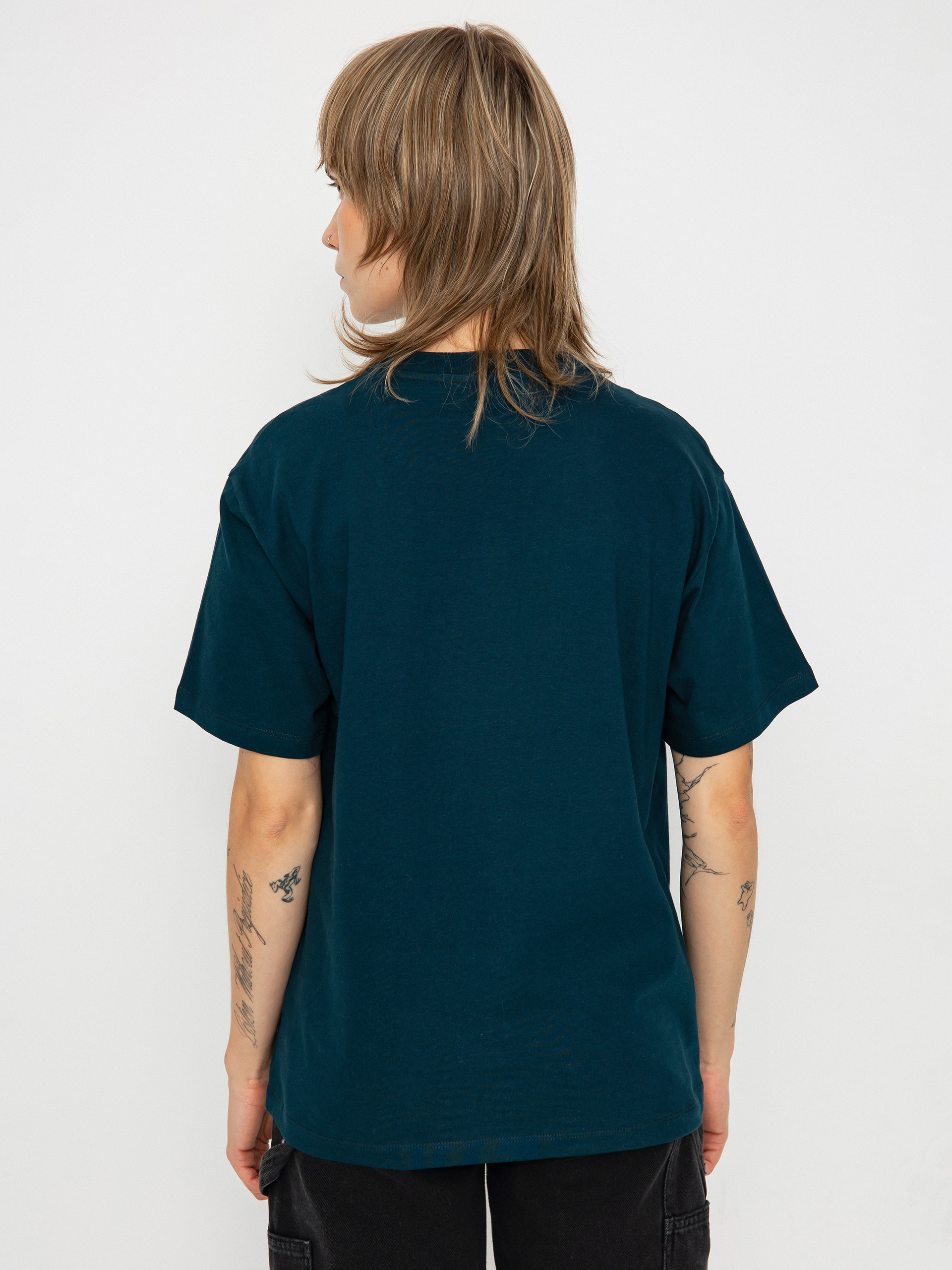 Tričko Carhartt WIP Chase Wmn (duck blue/gold)