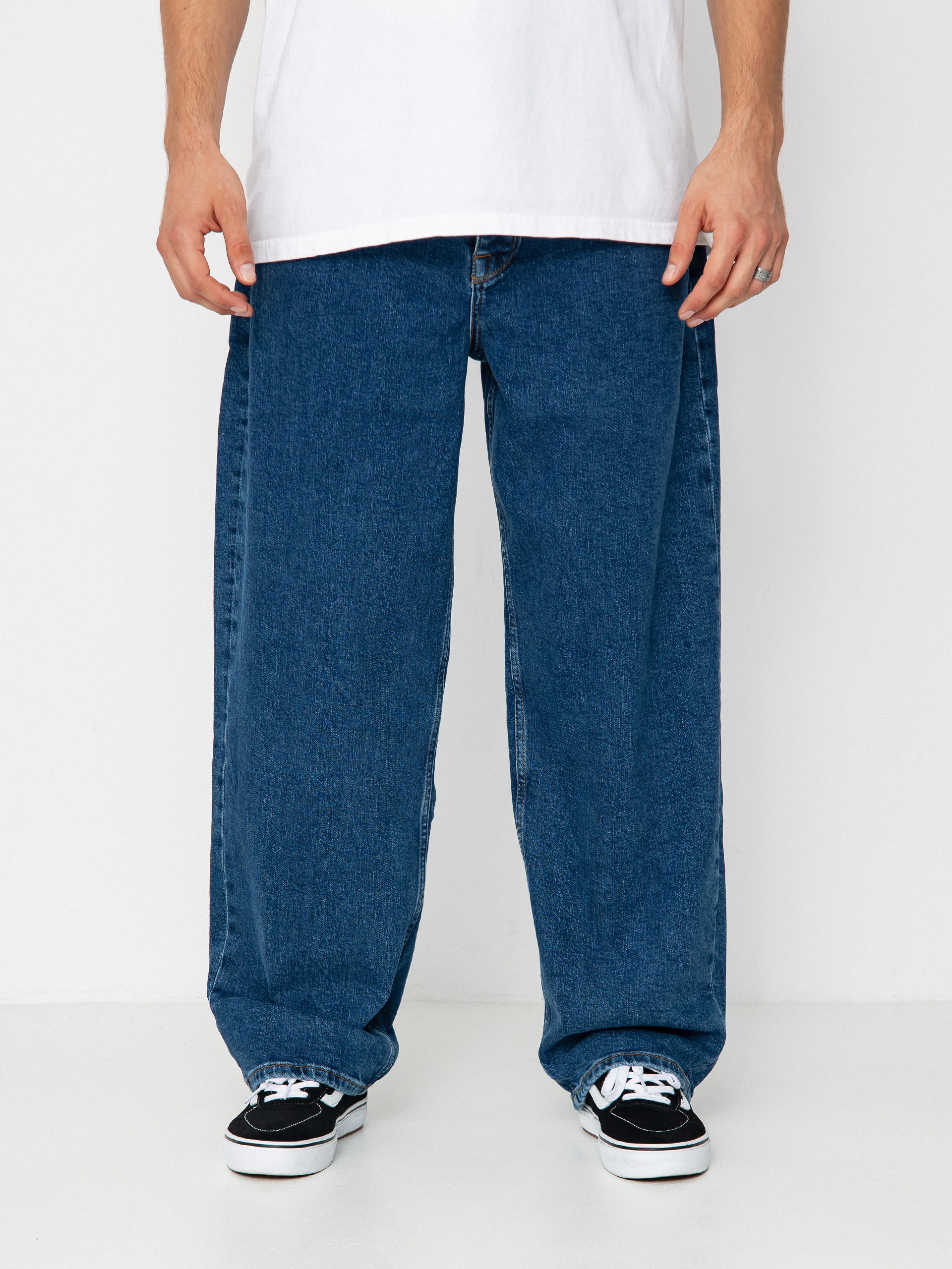 Nohavice Homeboy X Tra Monster Pencil Denim (washed blue)