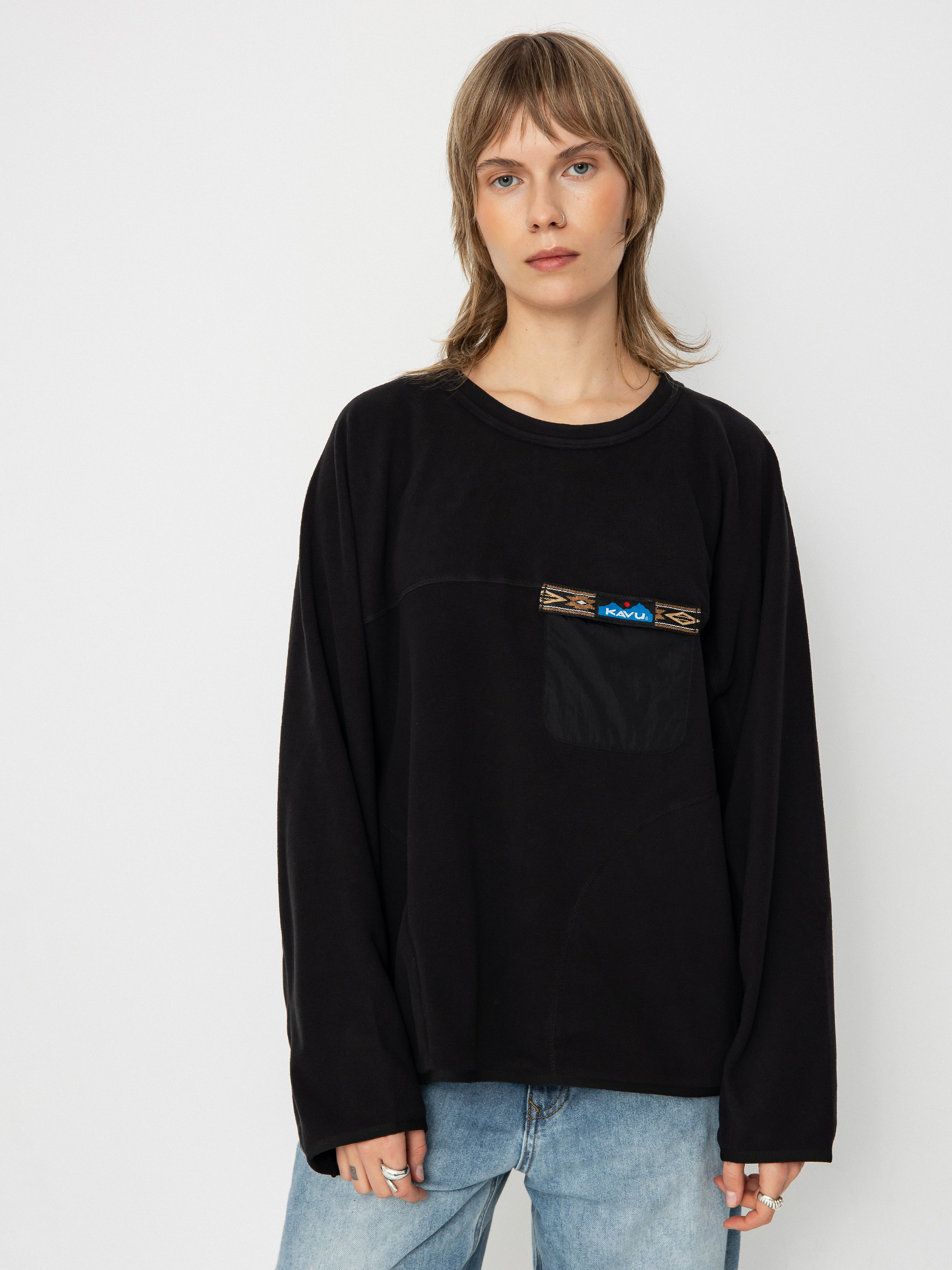 Flu00edsovu00e1 mikina Kavu Kelowna (black)