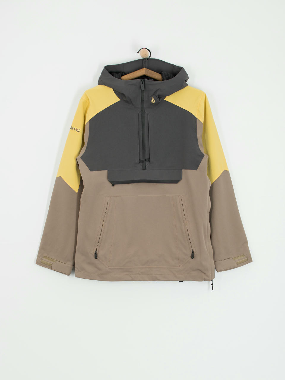 Pánska Snowboardová bunda Volcom Brighton Pullover (chestnut brown)