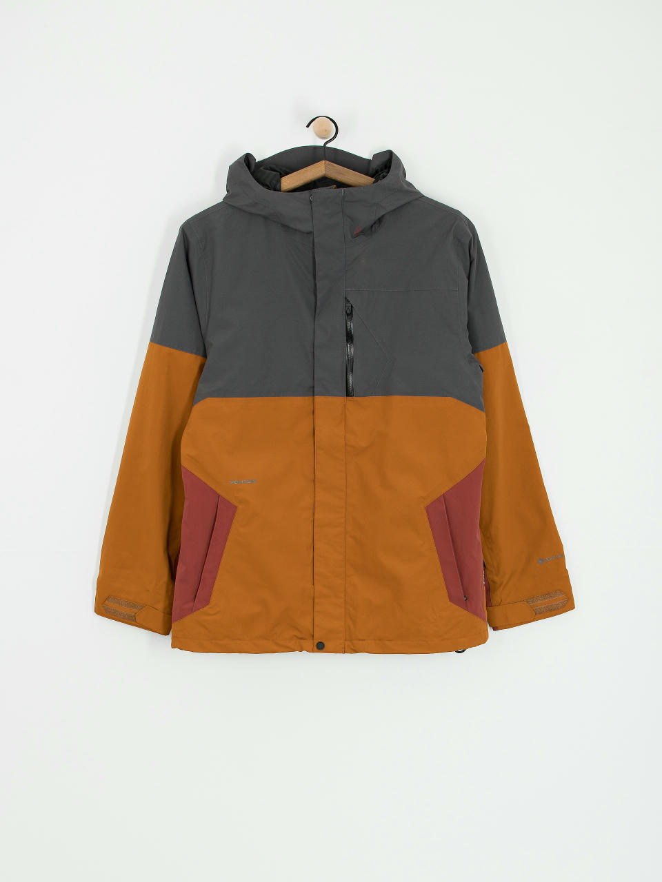 Pánska Snowboardová bunda Volcom L Gore Tex (caramel)