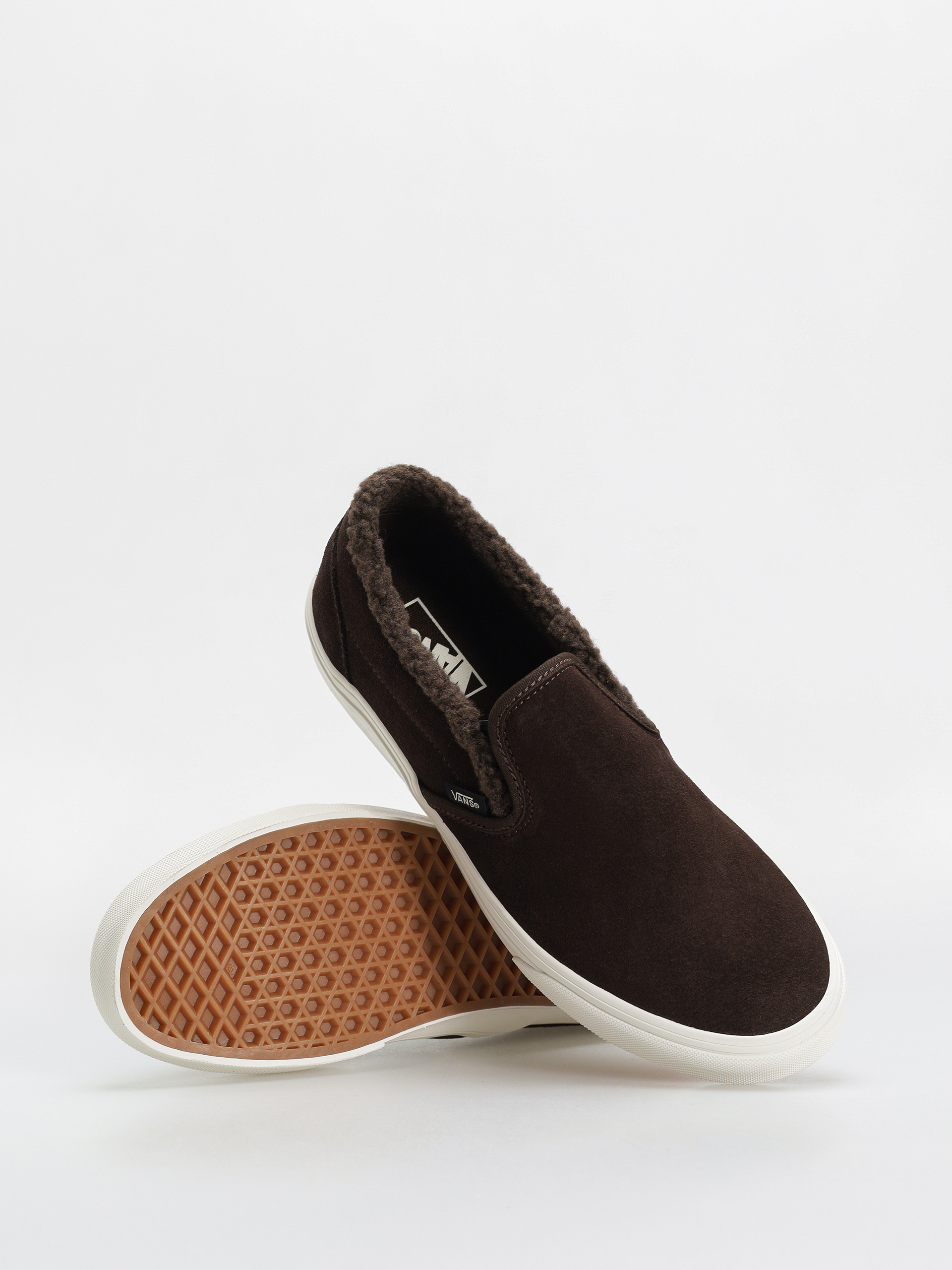 Topánky Vans Classic Slip On (sherpa brown)