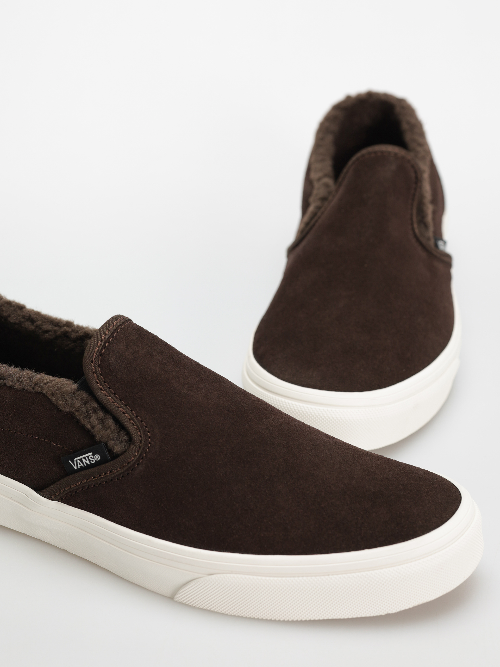 Topánky Vans Classic Slip On (sherpa brown)