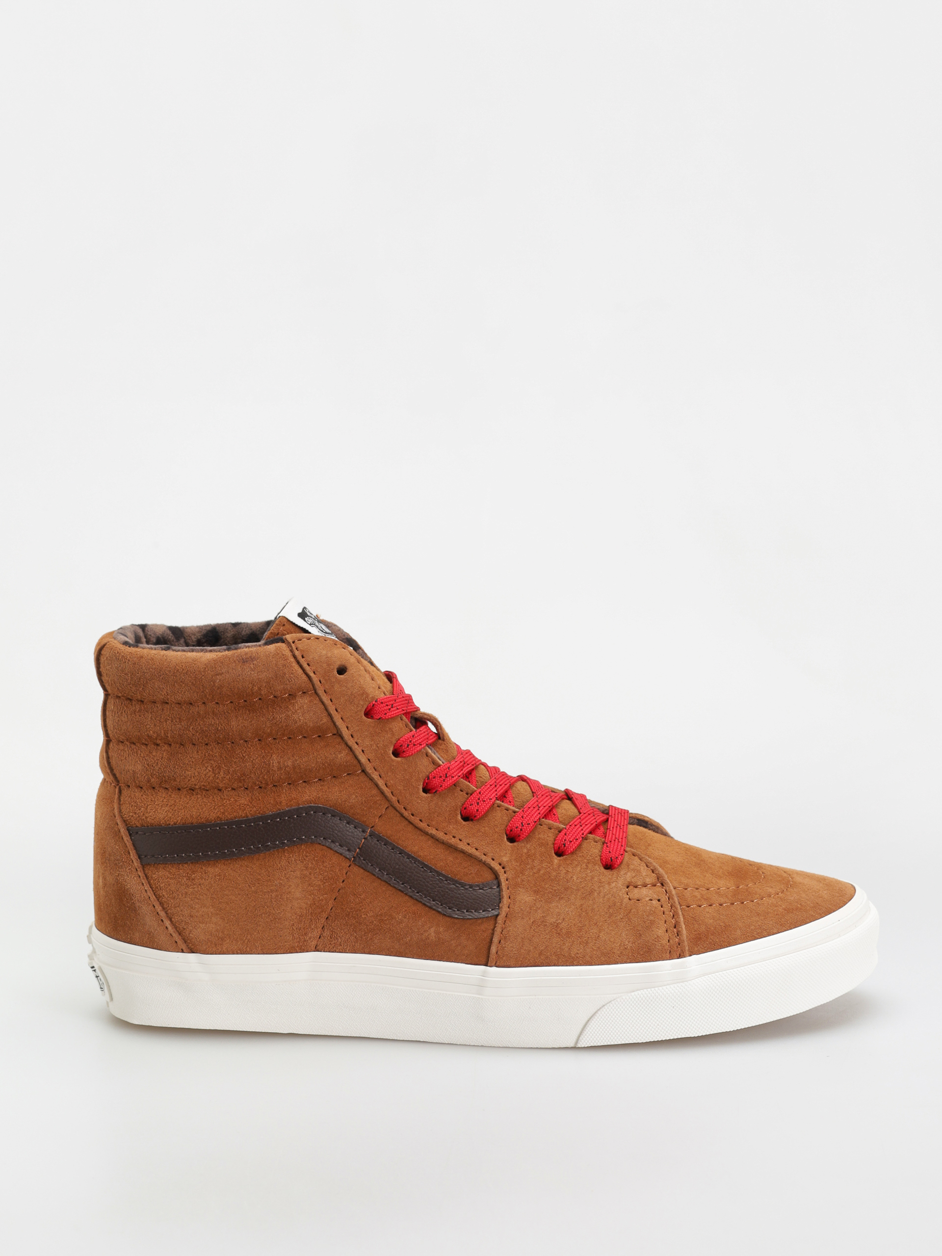 Topu00e1nky Vans Sk8 Hi (pig suede plaid glazed ginger)