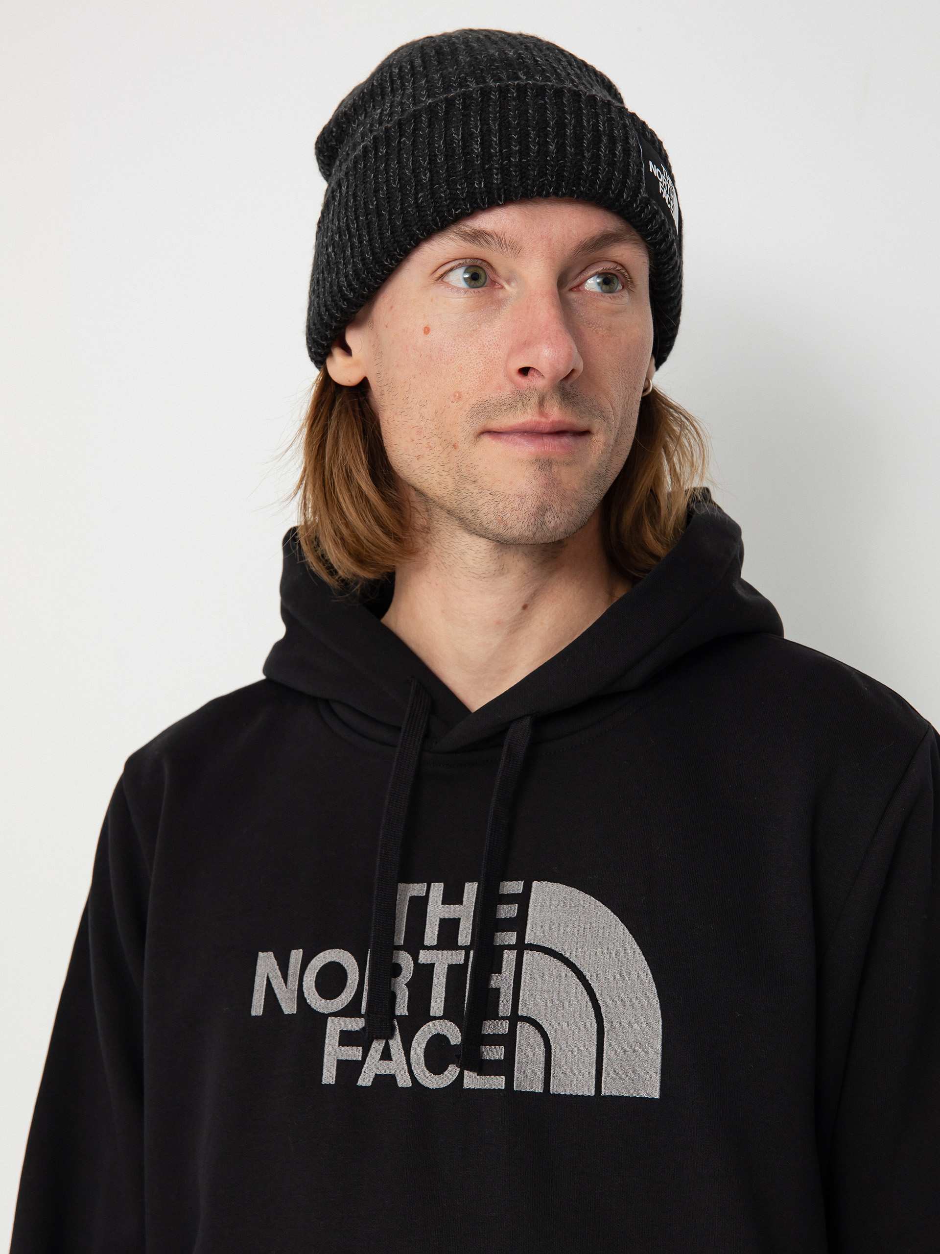 Mikina s kapucňou The North Face Drew Peak HD (tnf black)