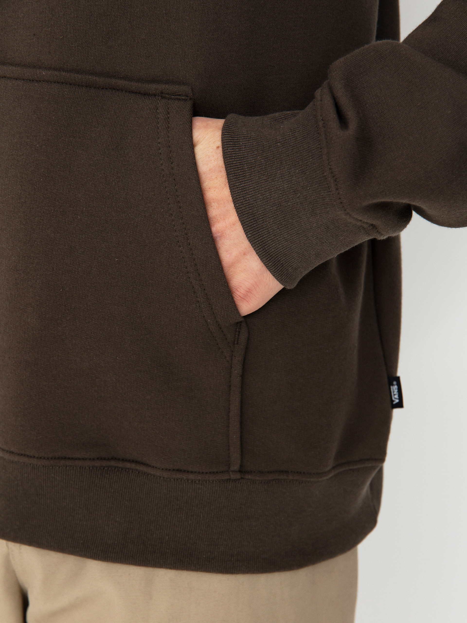 Mikina s kapucňou Vans Full Patch HD (turkish coffee)