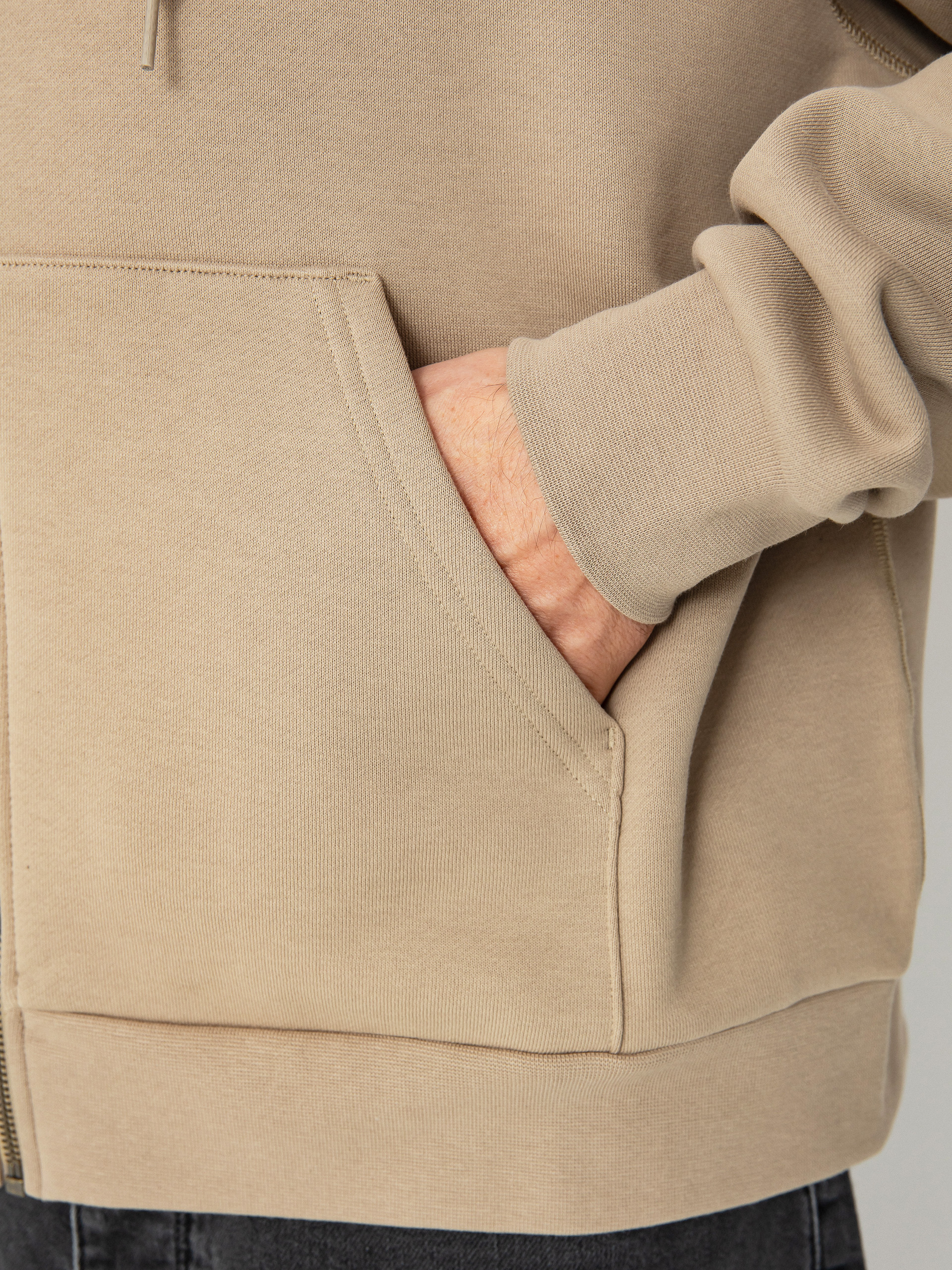 Mikina s kapucňou Nike SB Essential LBR ZHD (khaki/white)