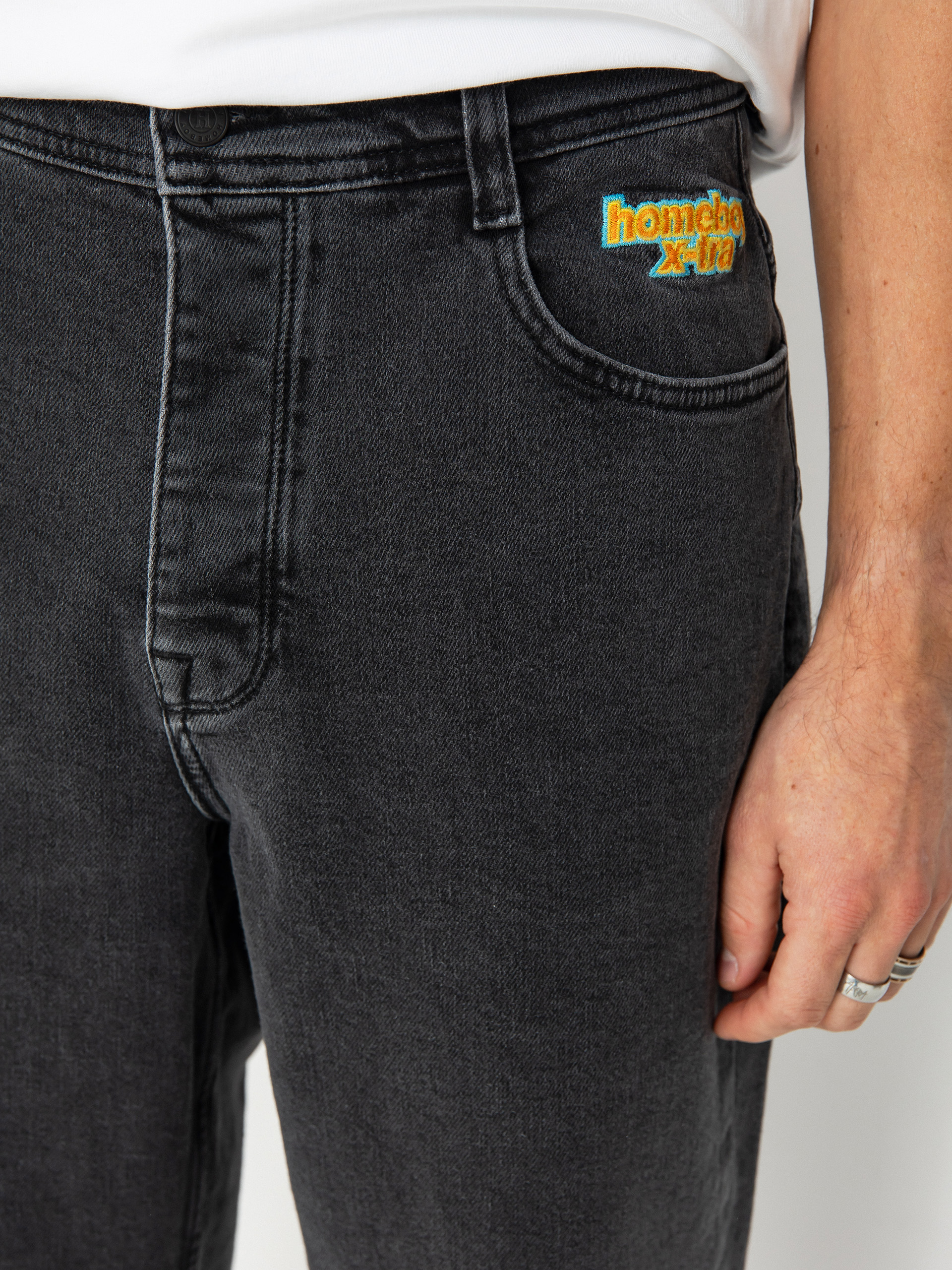 Nohavice Homeboy X Tra Baggy Denim (washed grey)
