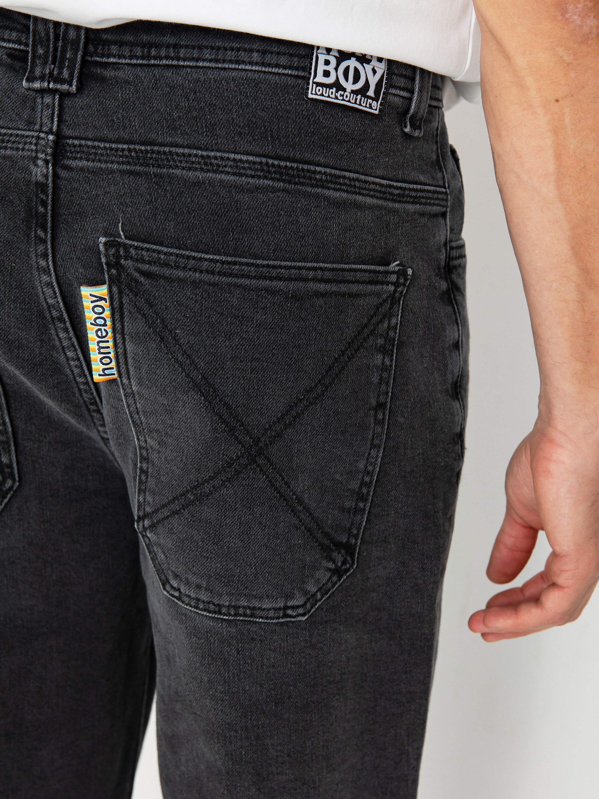 Nohavice Homeboy X Tra Baggy Denim (washed grey)