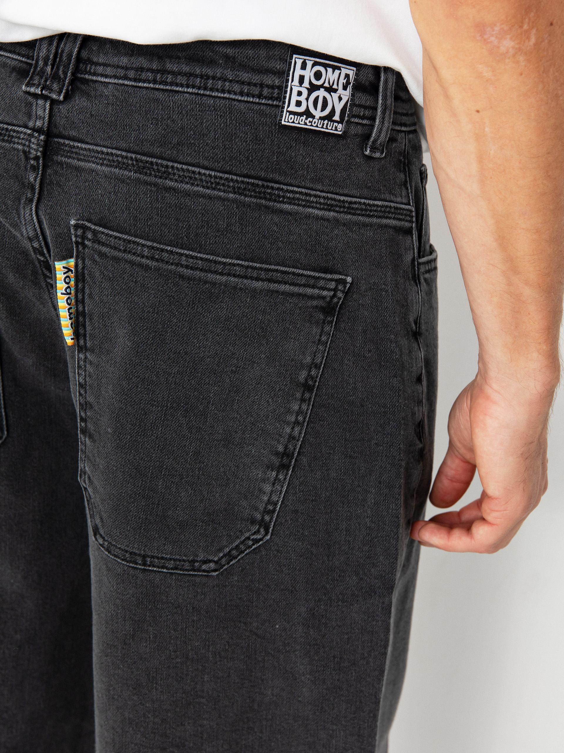 Nohavice Homeboy X Tra Monster Pencil Denim (washed grey)