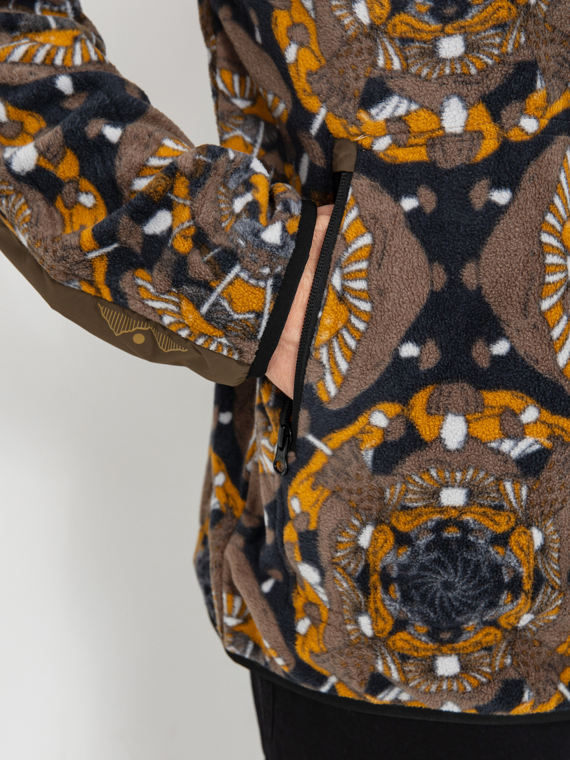 Pánsky Flísová mikina Kavu Teannaway (mushroom montage)