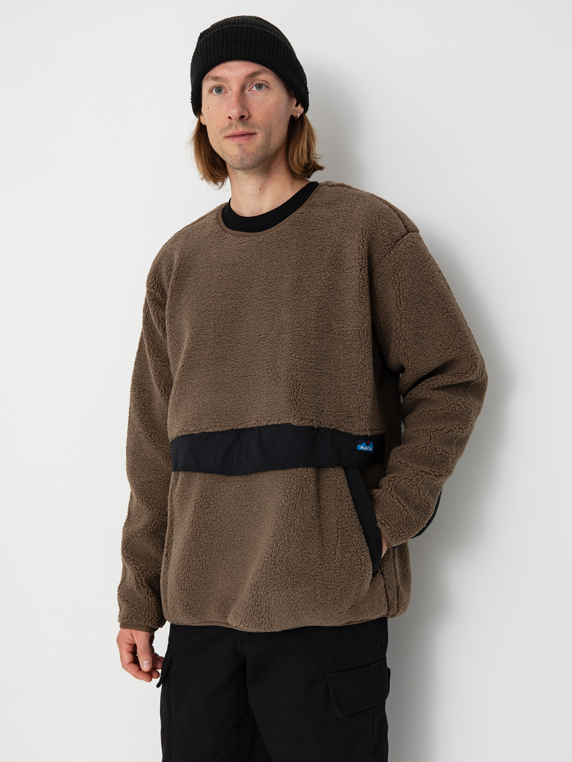 Flísová mikina Kavu Port Pullover (walnut)