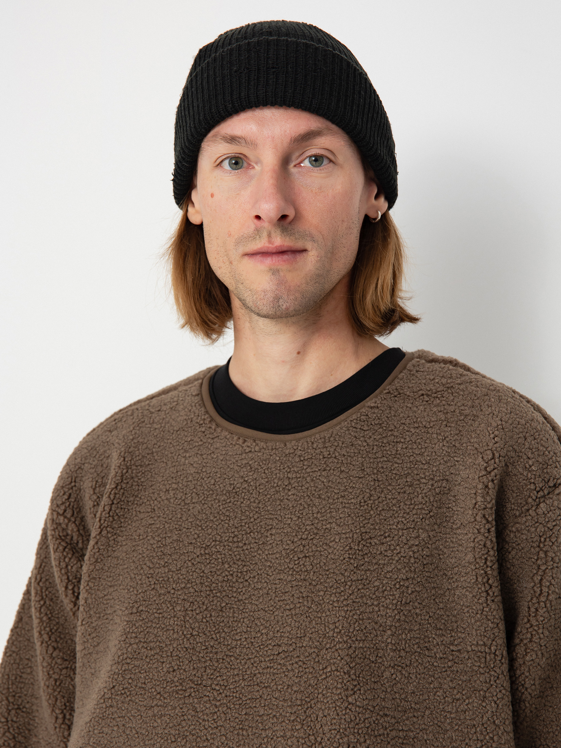 Pánsky Flísová mikina Kavu Port Pullover (walnut)