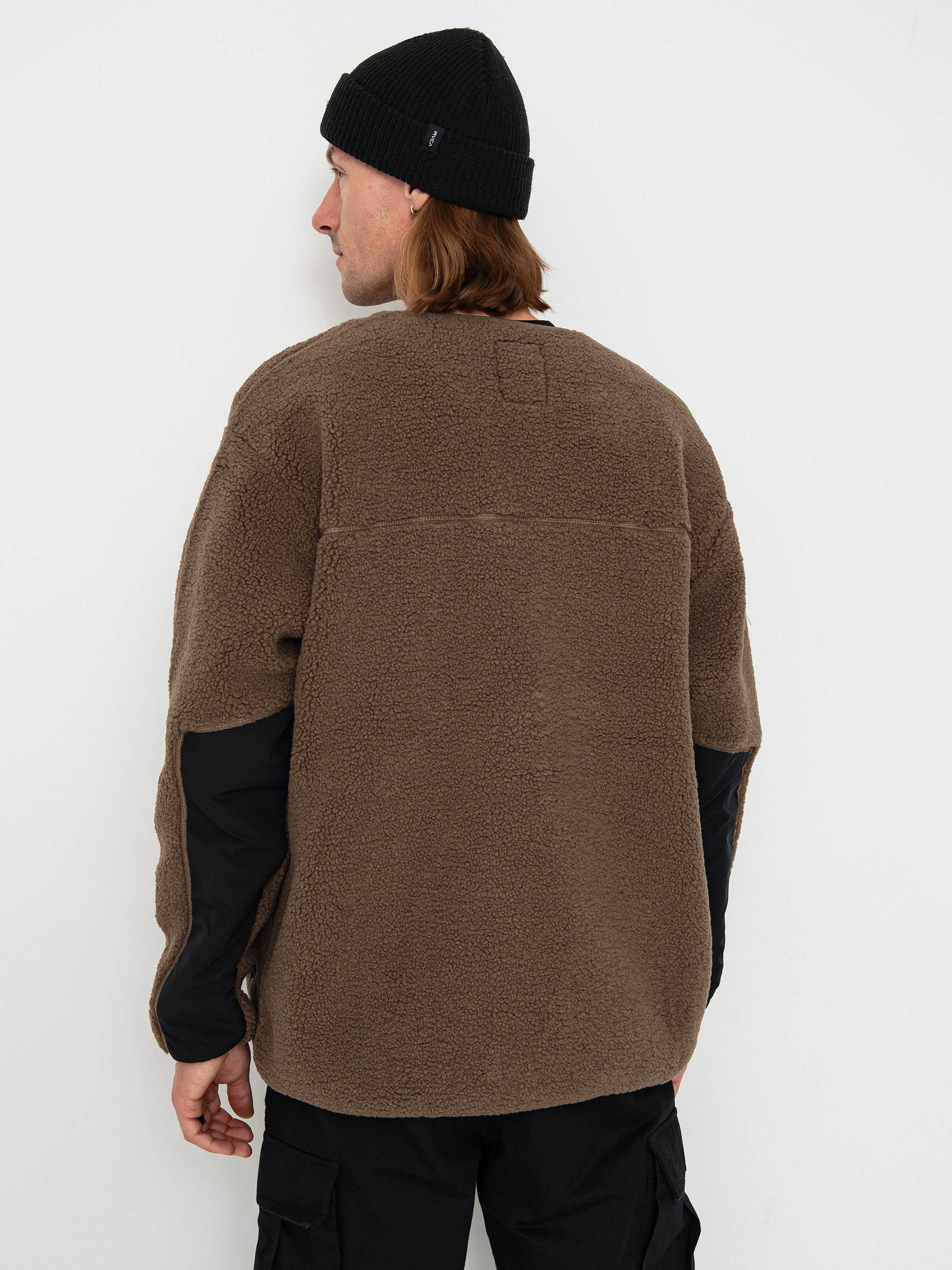Pánsky Flísová mikina Kavu Port Pullover (walnut)