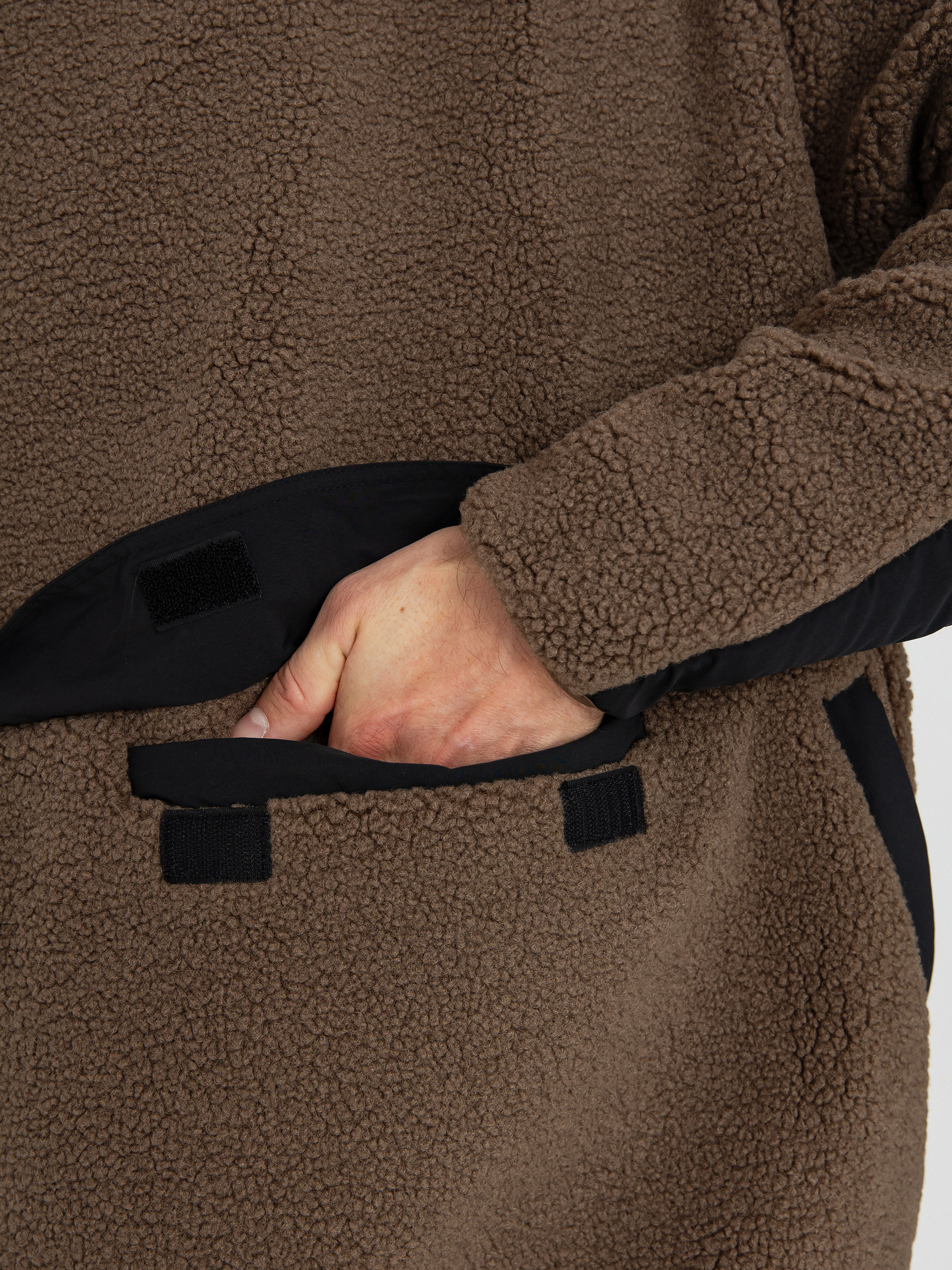 Pánsky Flísová mikina Kavu Port Pullover (walnut)
