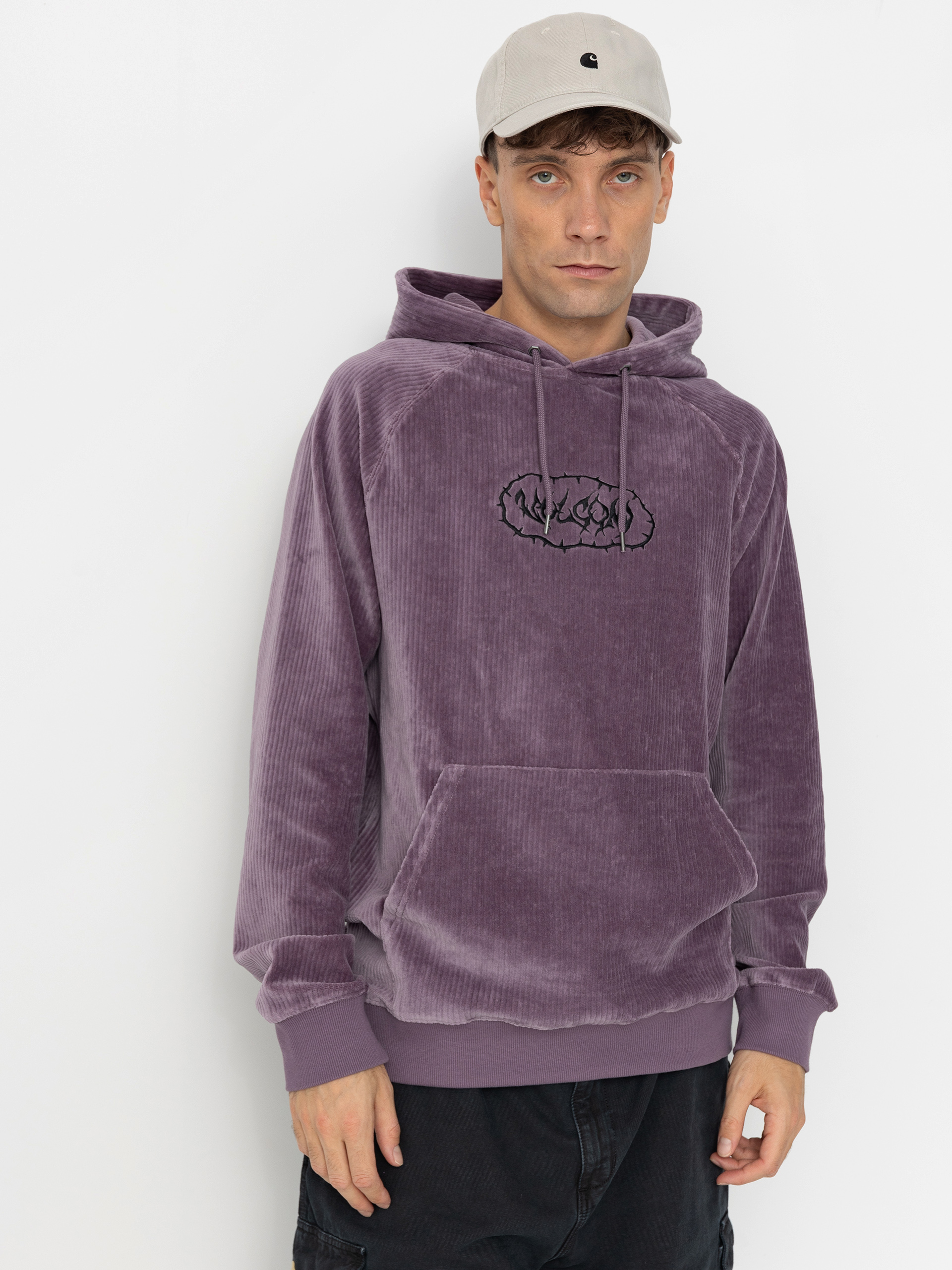 Mikina s kapucňou Volcom Memorize HD (vintage violet)