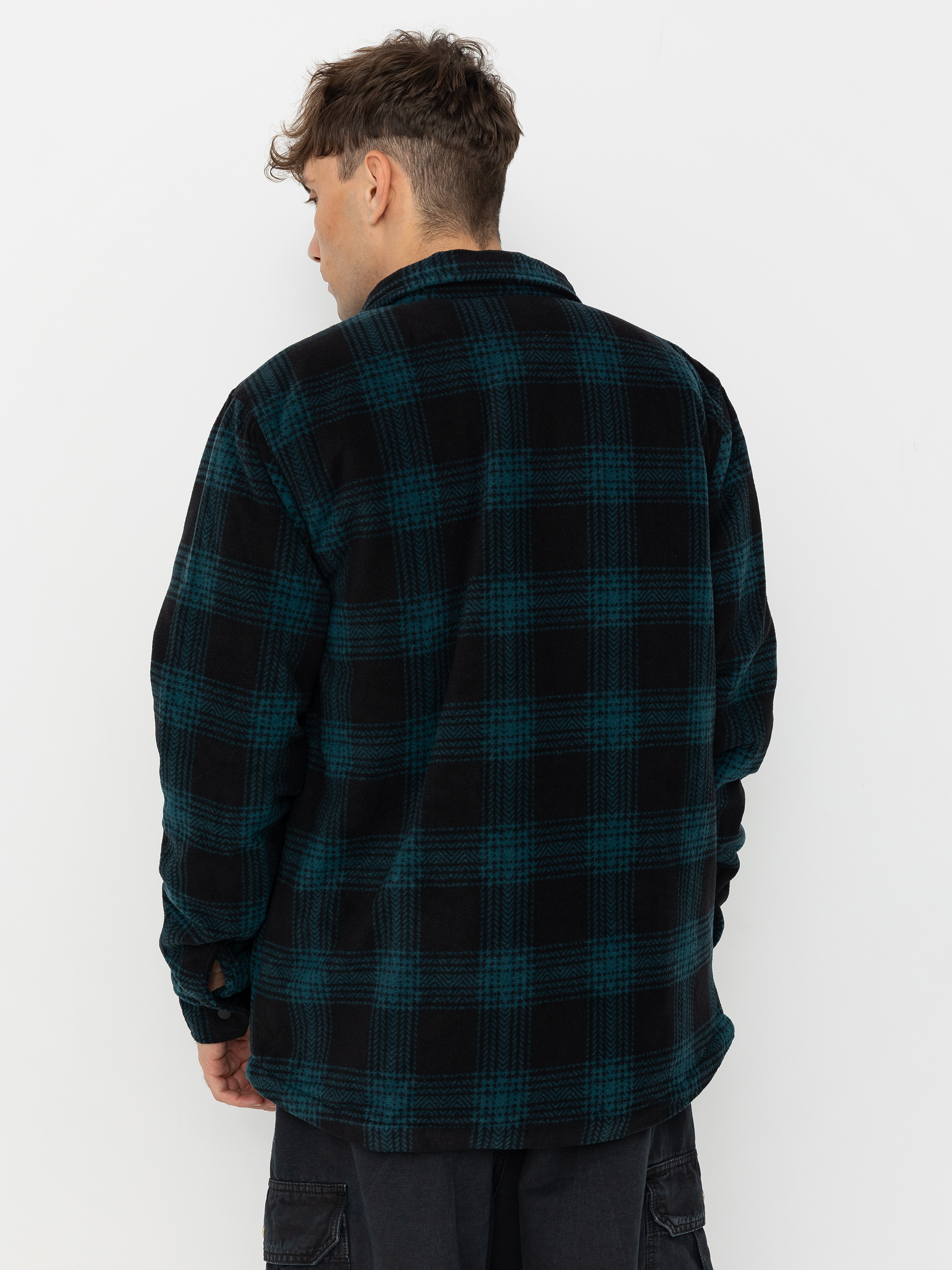 Košeľa Volcom Bowered Fleece Ls (evergreen)