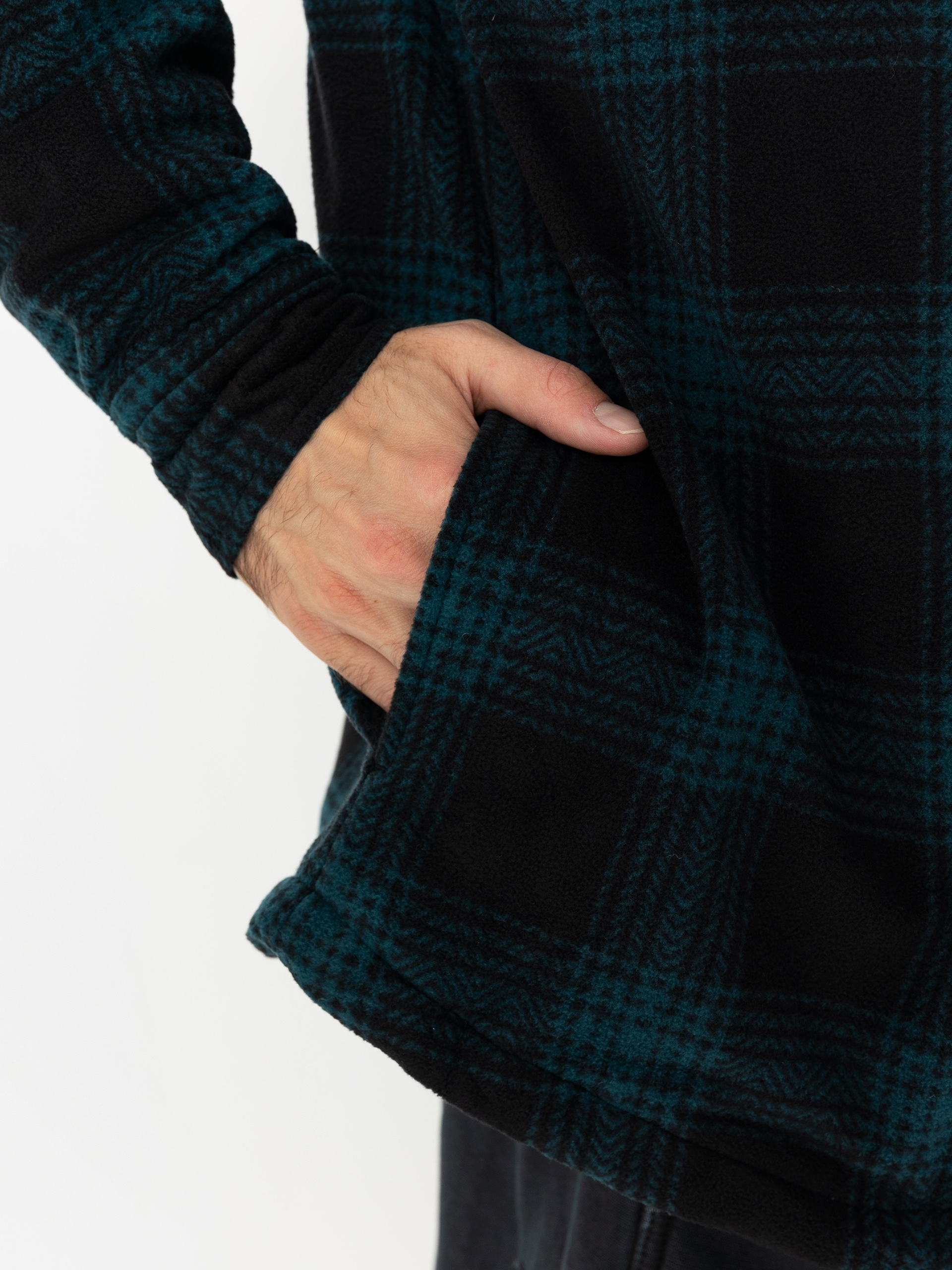 Košeľa Volcom Bowered Fleece Ls (evergreen)