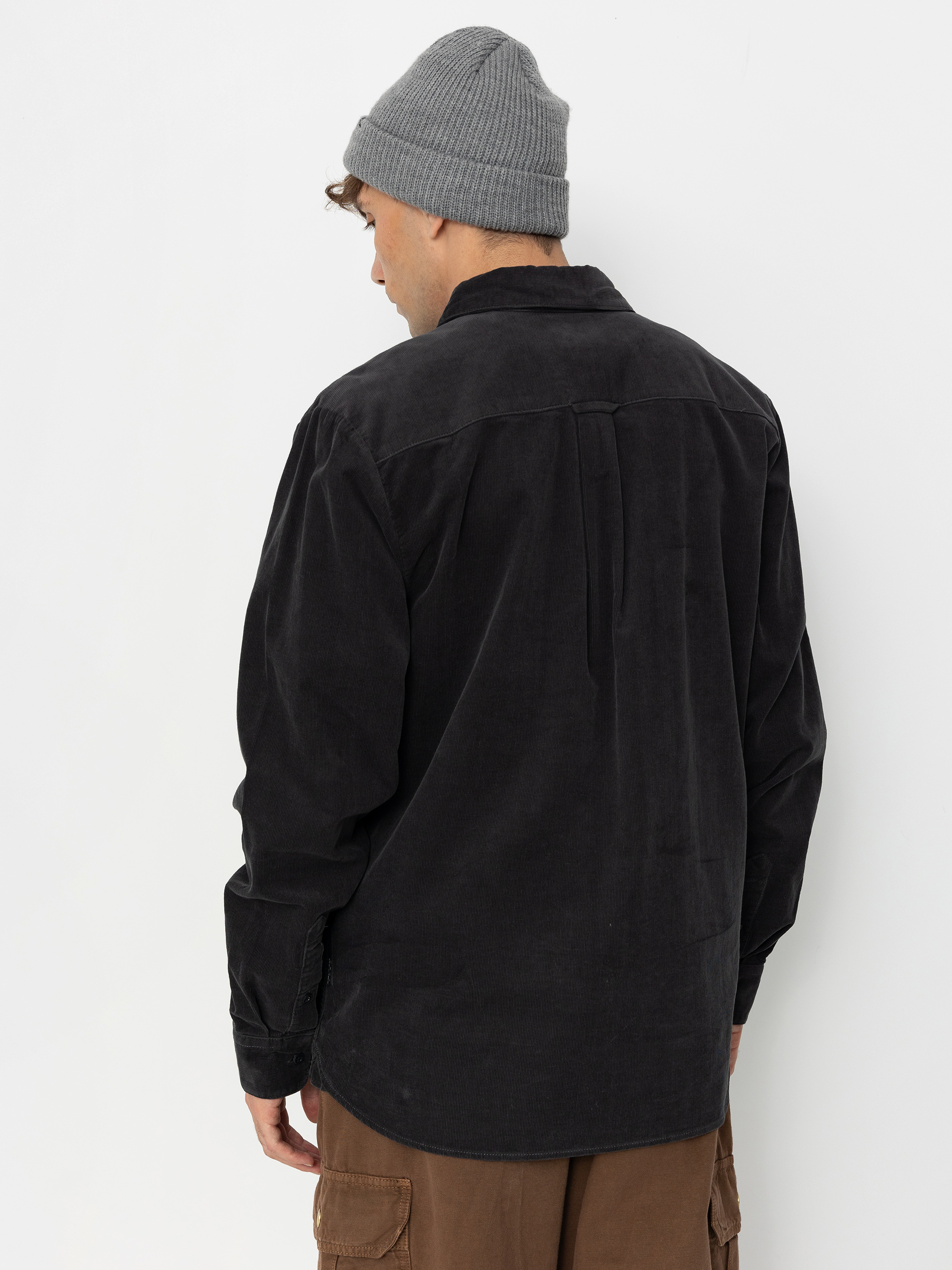 Košeľa Volcom Zander Ls (asphalt black)