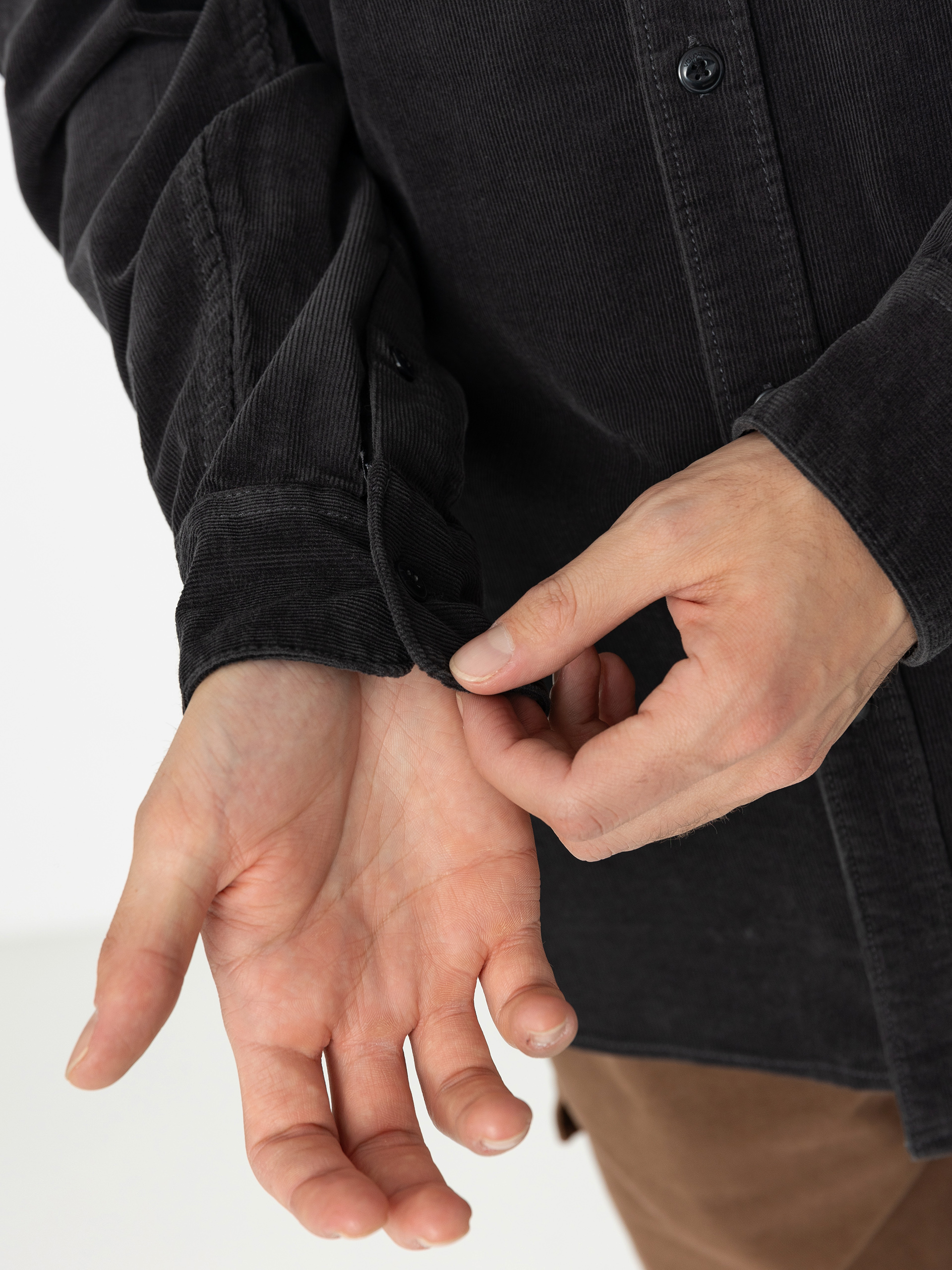 Košeľa Volcom Zander Ls (asphalt black)