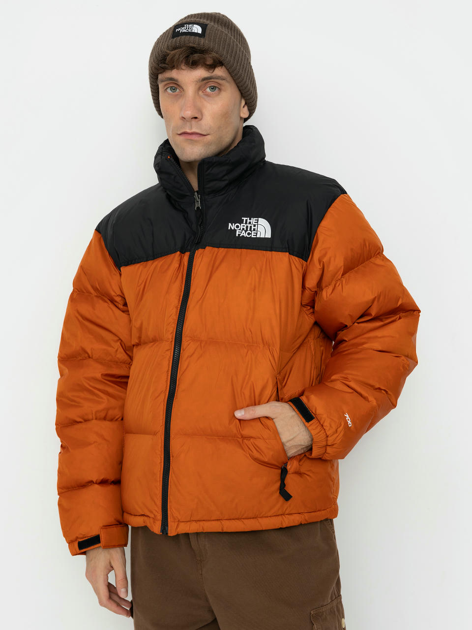 Bunda The North Face 1996 Retro Nuptse (earthen copper/tnf blac)