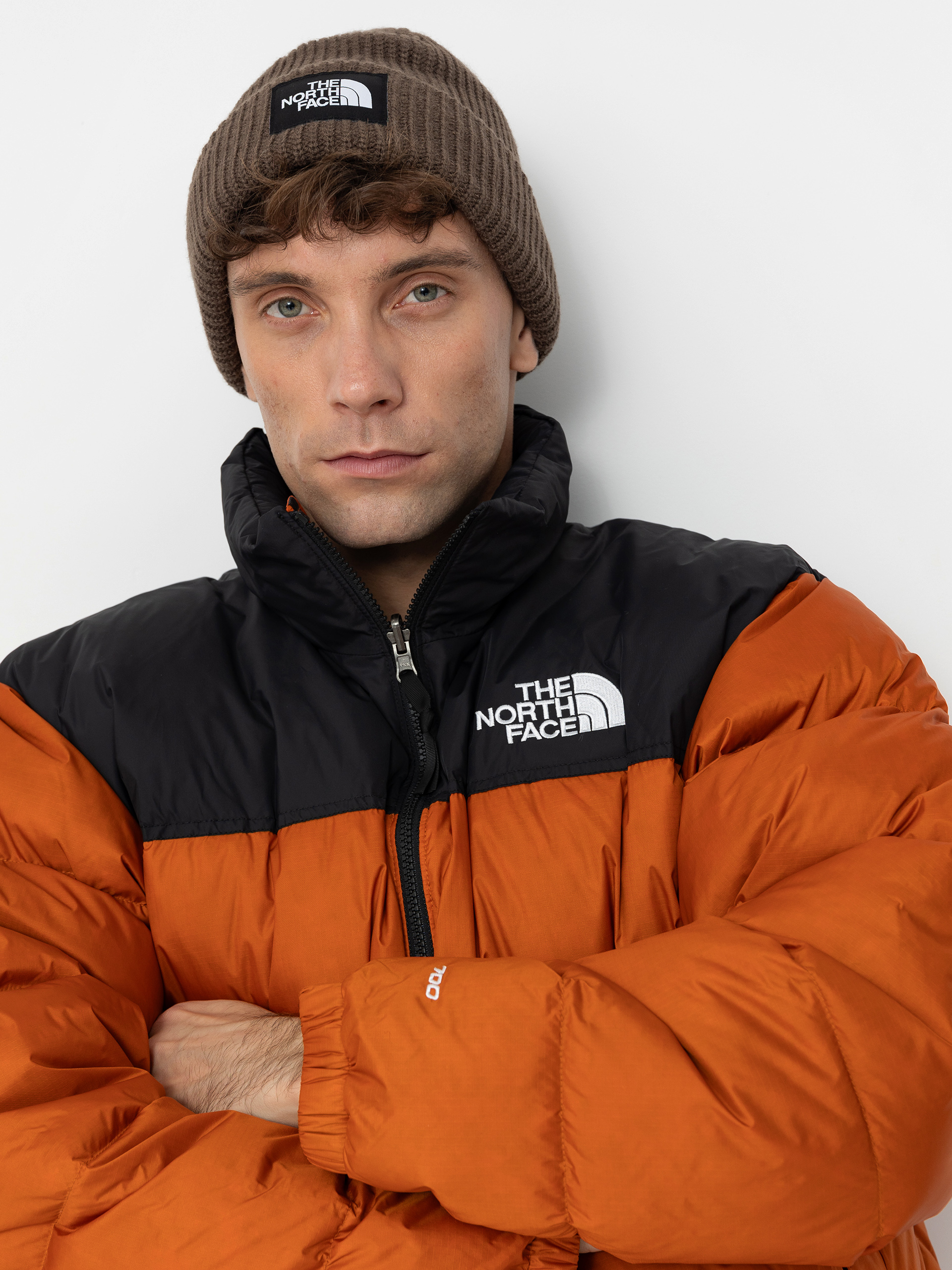 Bunda The North Face 1996 Retro Nuptse (earthen copper/tnf blac)