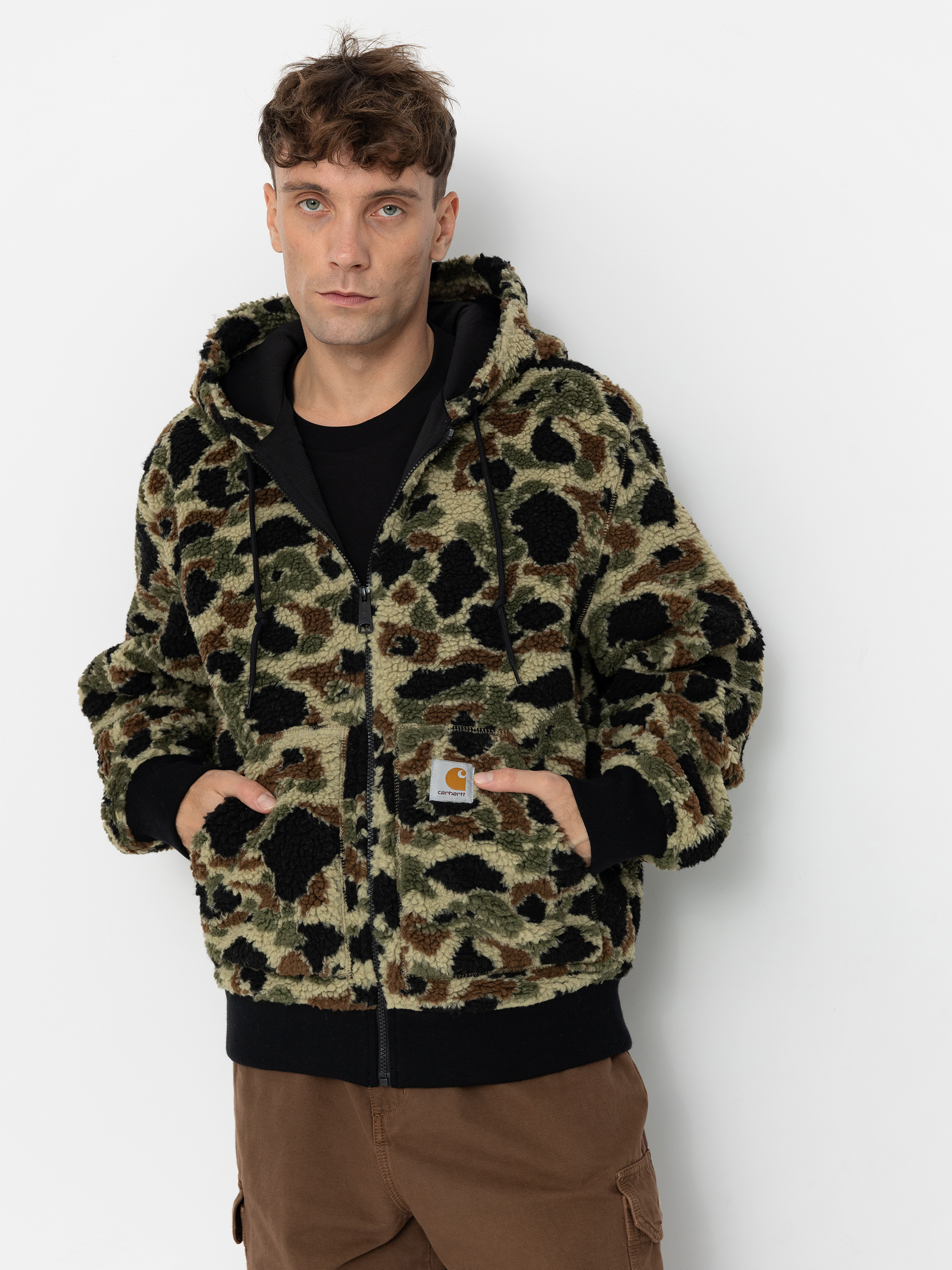 Bunda Carhartt WIP OG Active Liner (camo duck jacquard/green)