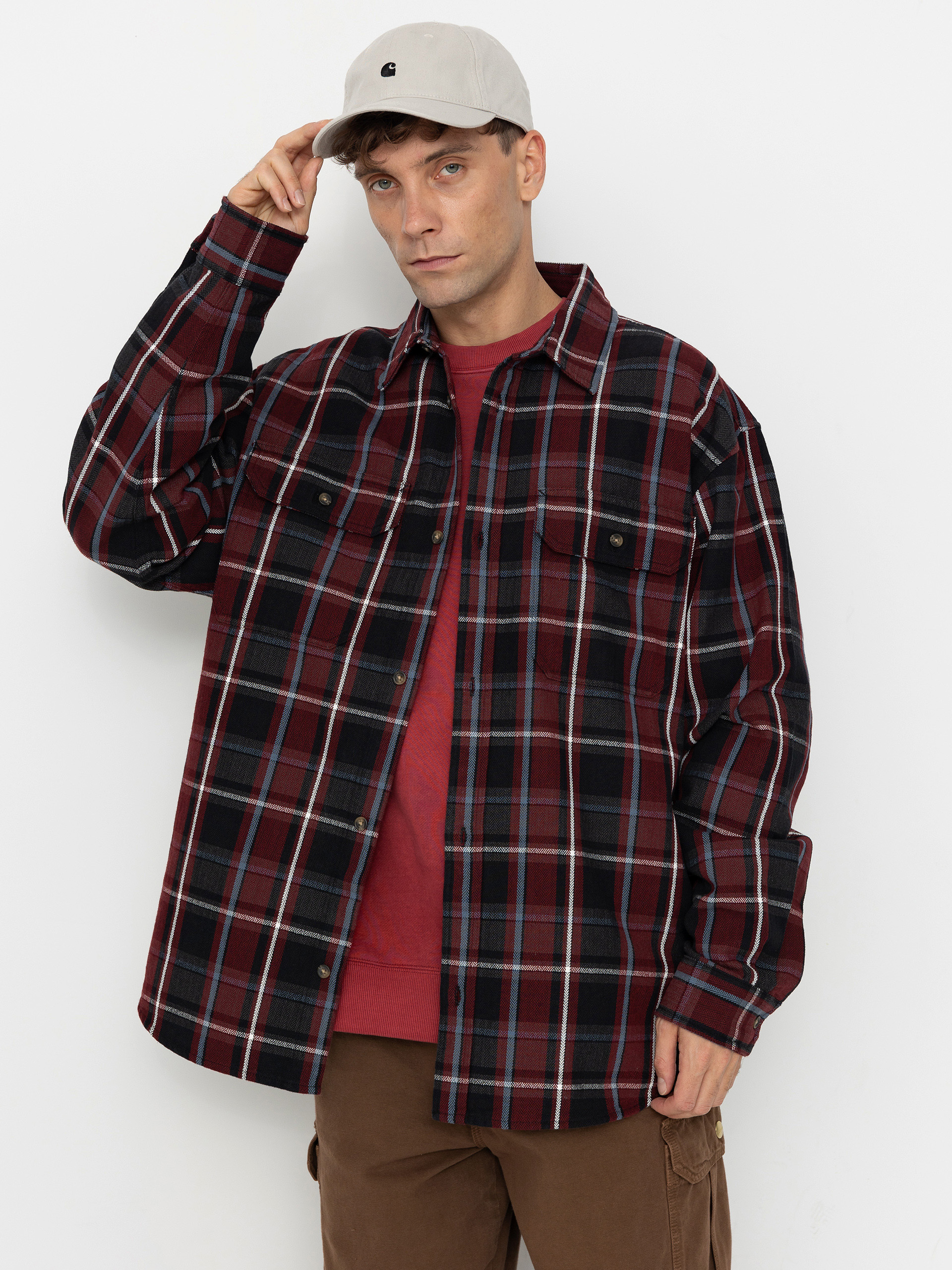 Košeľa Carhartt WIP Hobart (hobart check/black)