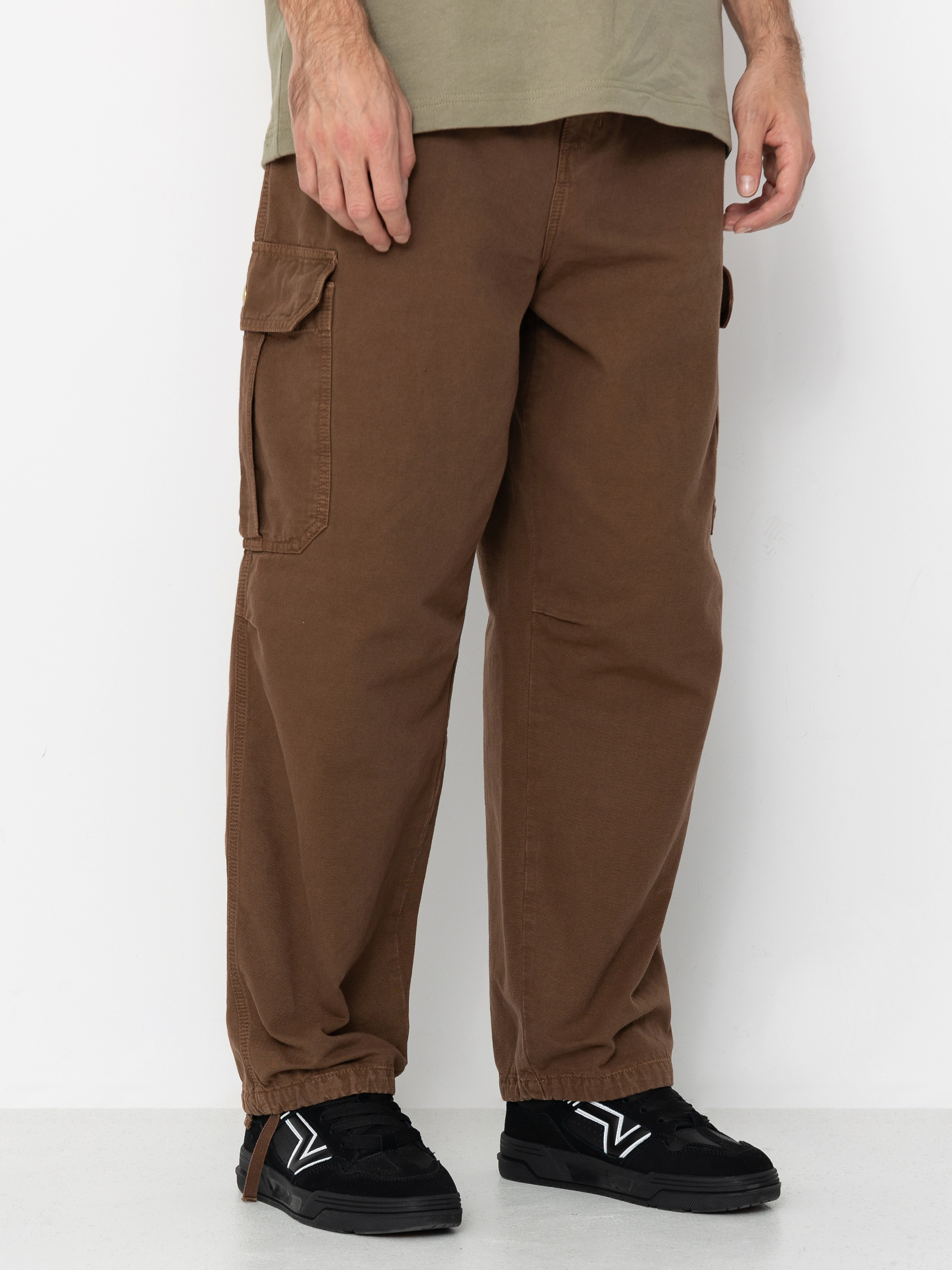 Nohavice Carhartt WIP Stanton Cargo (chocolate)